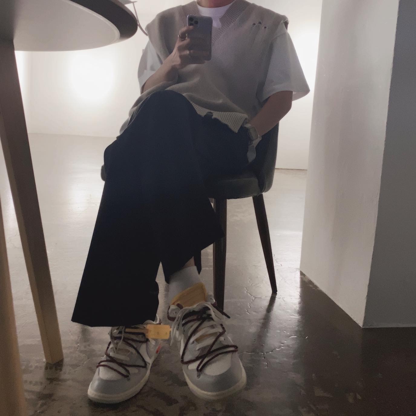 Nike x Off-White Dunk Low The 50 - Lot 46 착용 스타일 - 1