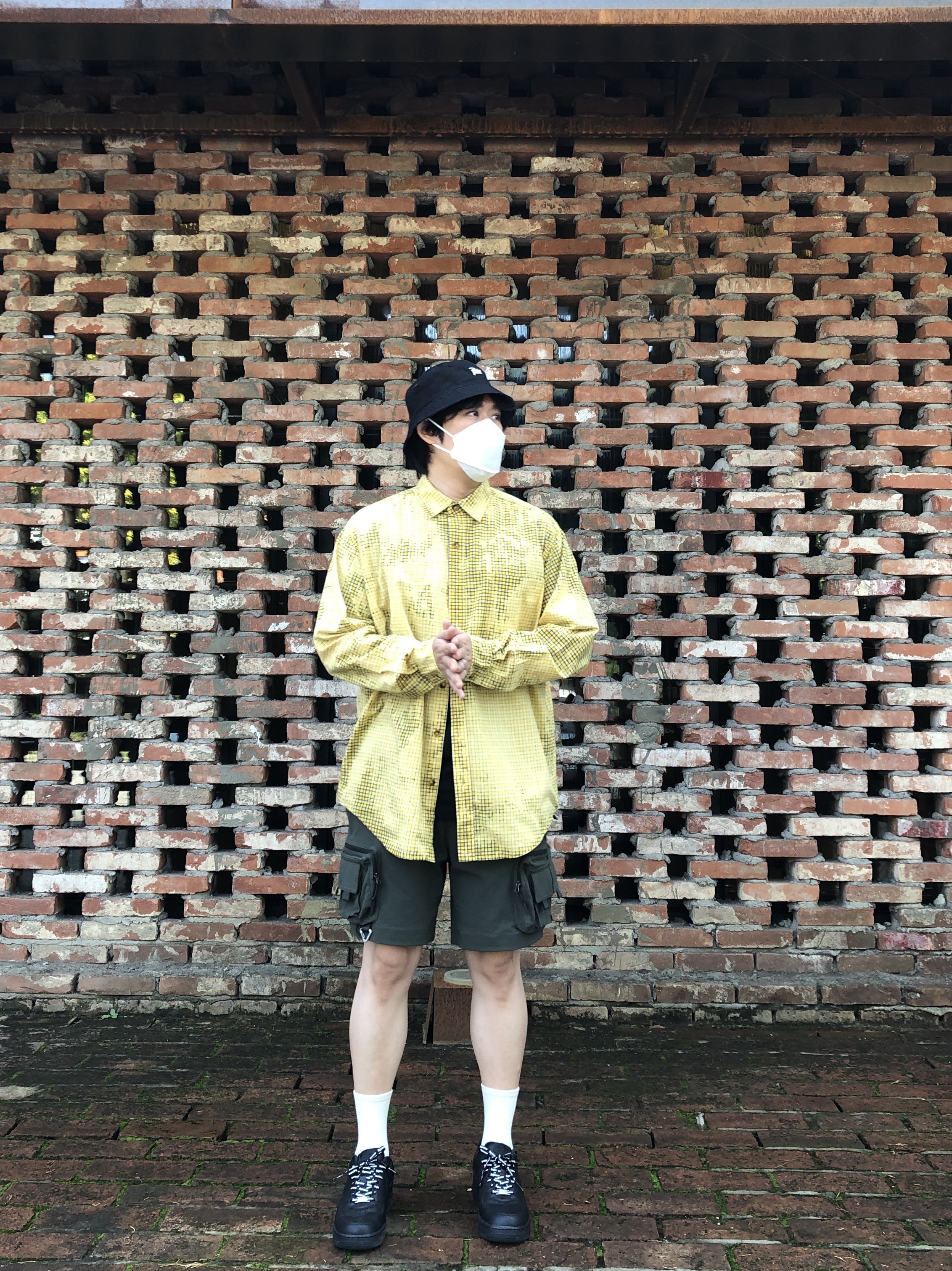 Nike x Supreme Air Force 1 Low Black 착용 스타일
