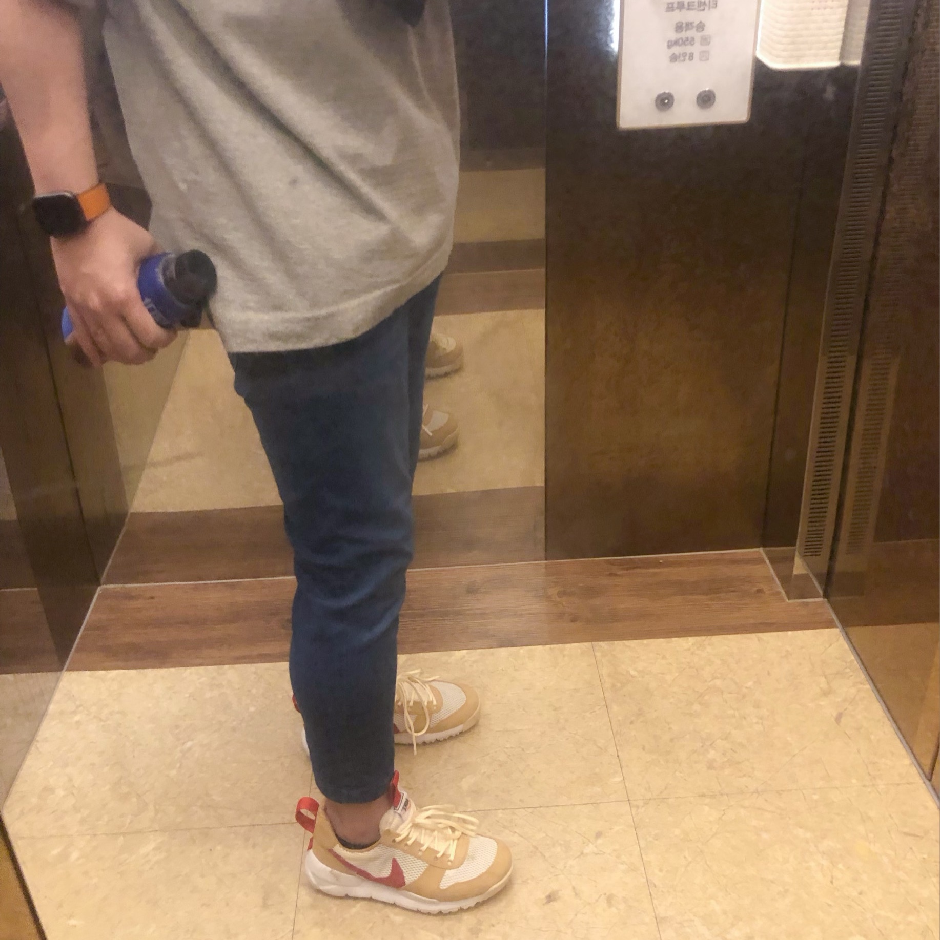 Nike x Tom Sachs Mars Yard Overshoe 3.0, Essentials Short Sleeve Polo Heather Oatmeal - 21SS 착용 스타일