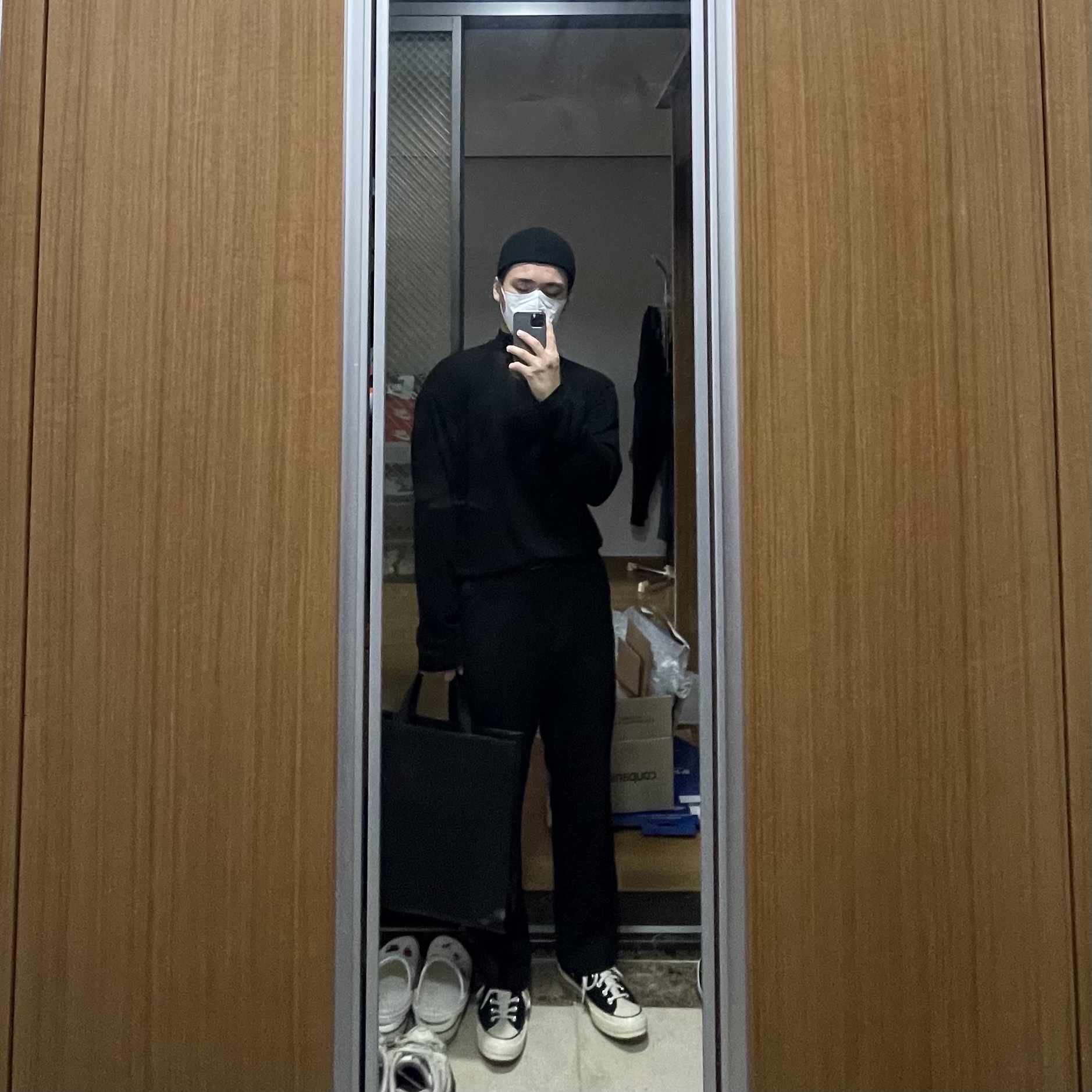 Converse x Fear of God Essentials Chuck 70 Hi Black 2020 착용 스타일