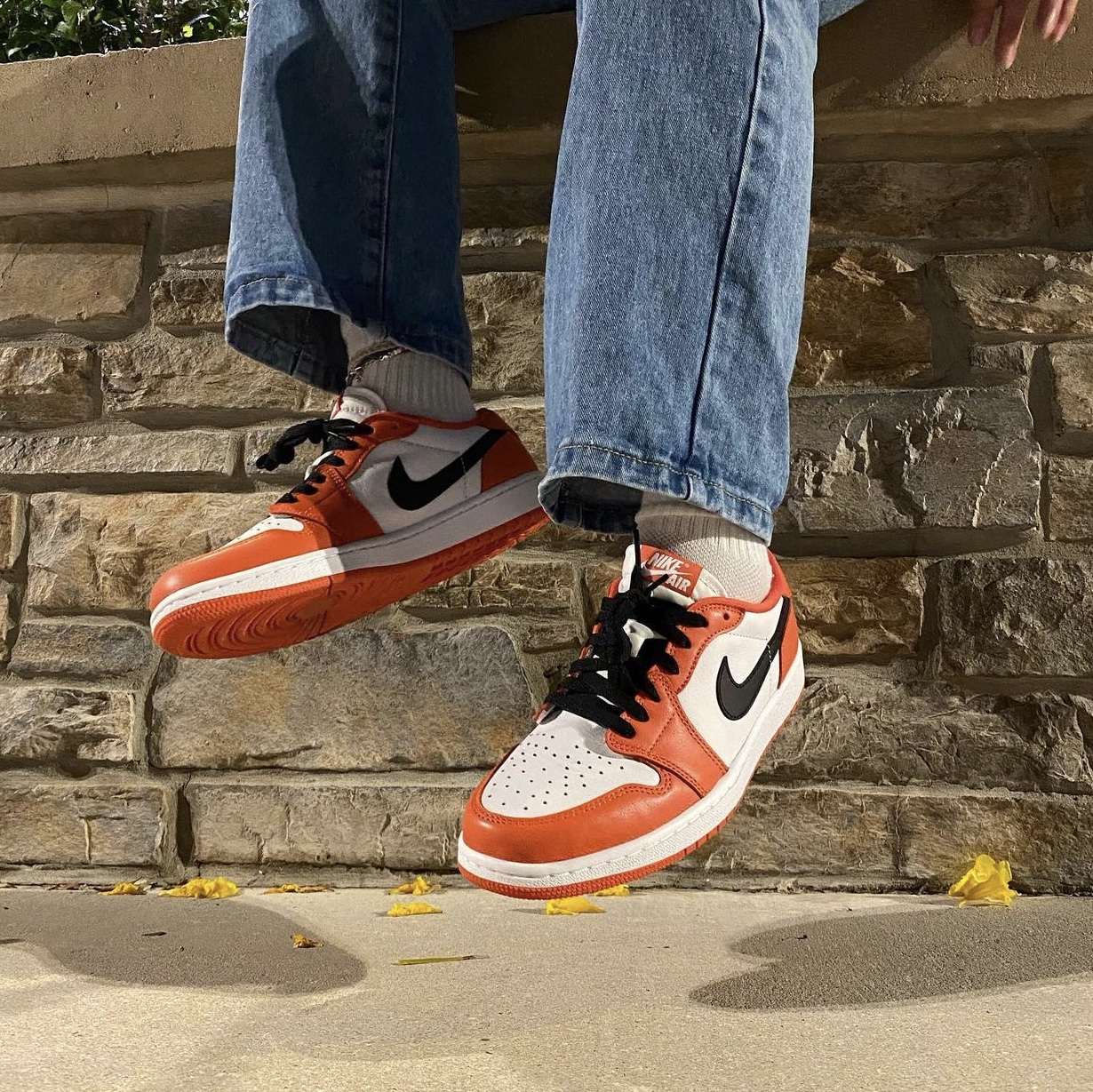 Jordan 1 Low OG Starfish, (W) Jordan 1 Low OG Starfish 착용 스타일 - 3