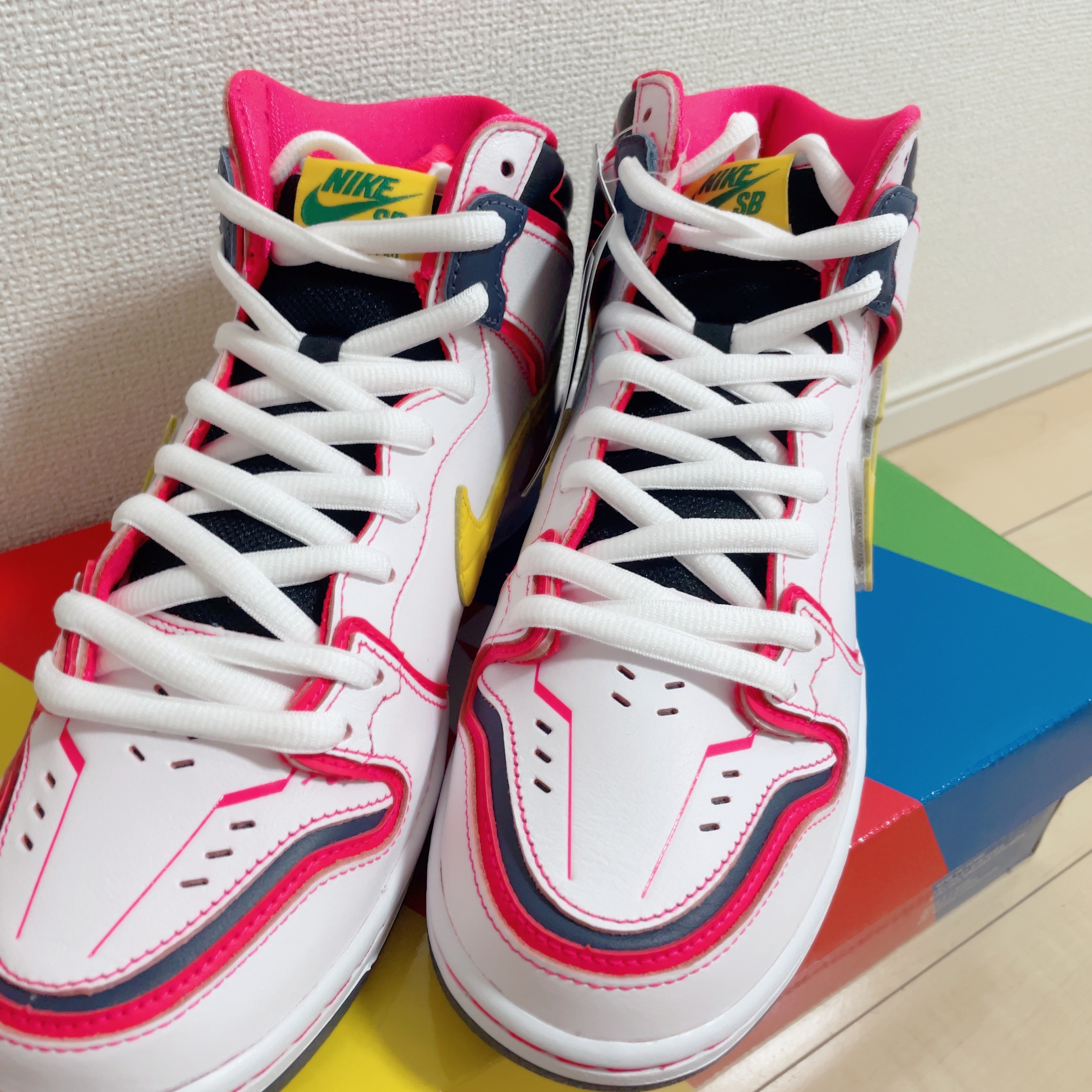 Nike x Gundam SB Dunk High Pro QS Unicorn RX-0 착용 스타일 - 4
