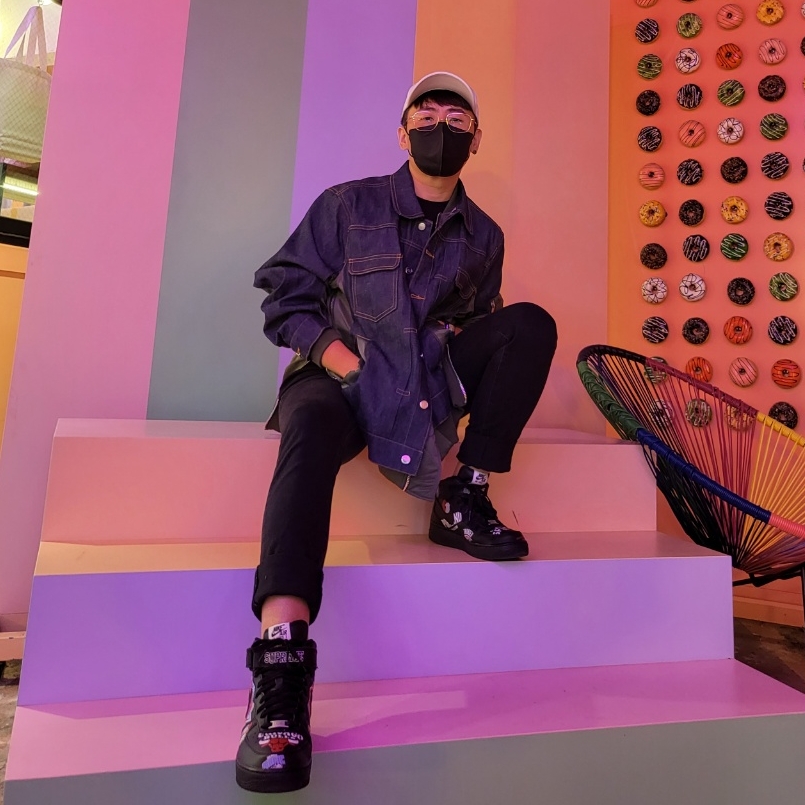 Nike x Supreme Air Force 1 Mid NBA Black 착용 스타일