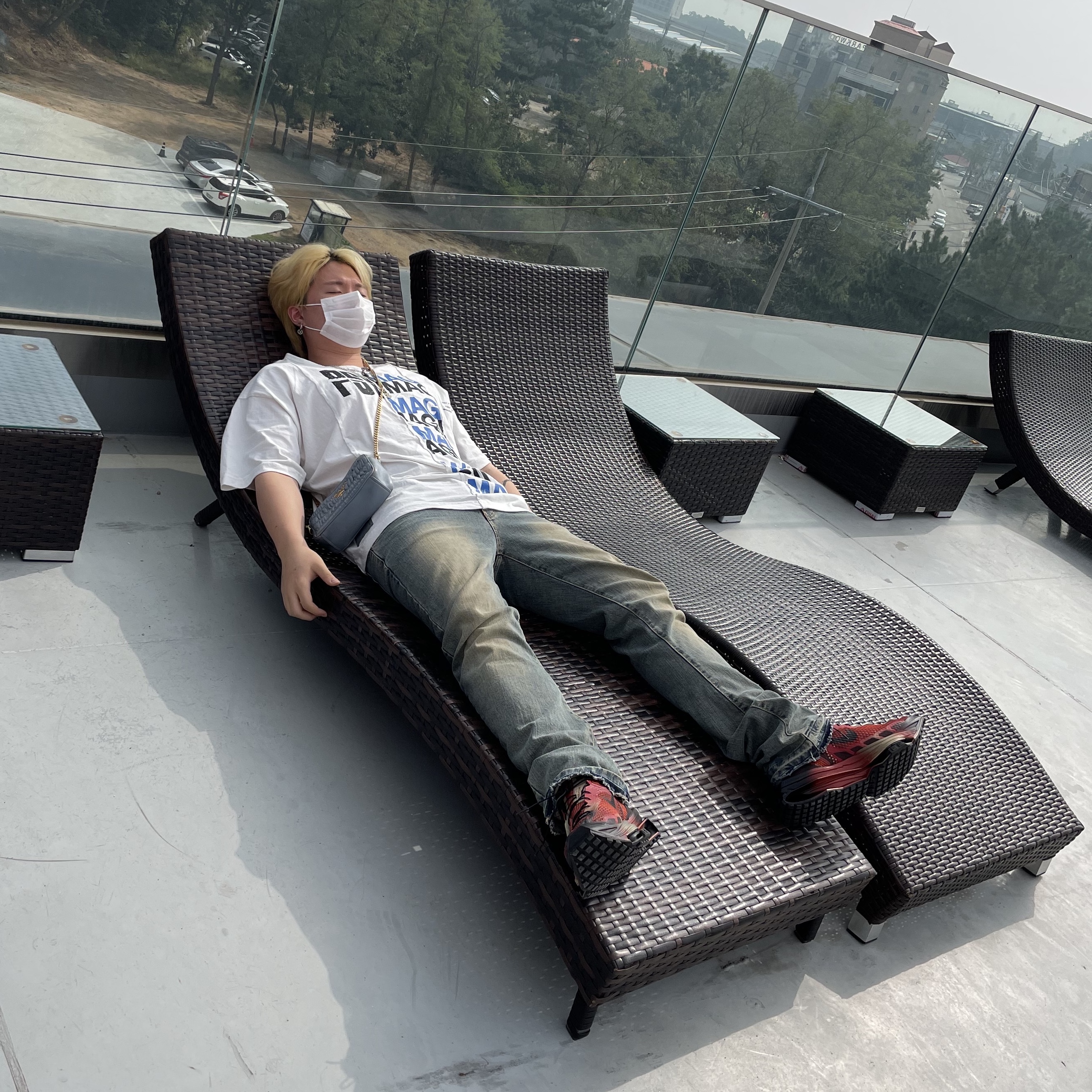 Nike x Matthew M Williams Zoom 004 Rust Factor 착용 스타일
