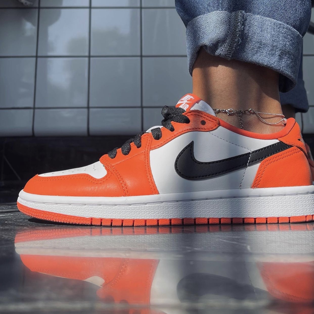 Jordan 1 Low OG Starfish, (W) Jordan 1 Low OG Starfish 착용 스타일 - 5