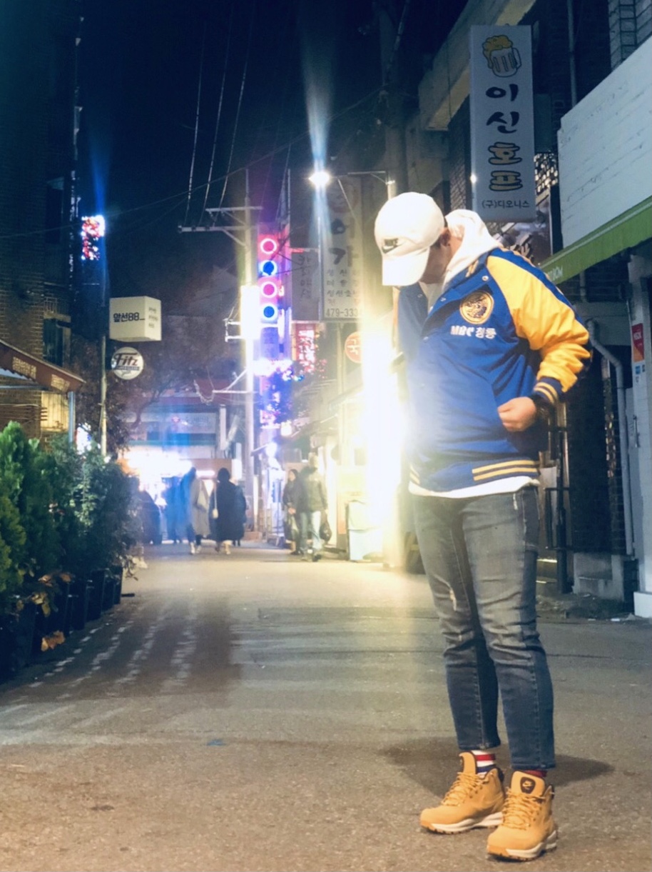 Nike Manoa Leather Haystack 착용 스타일