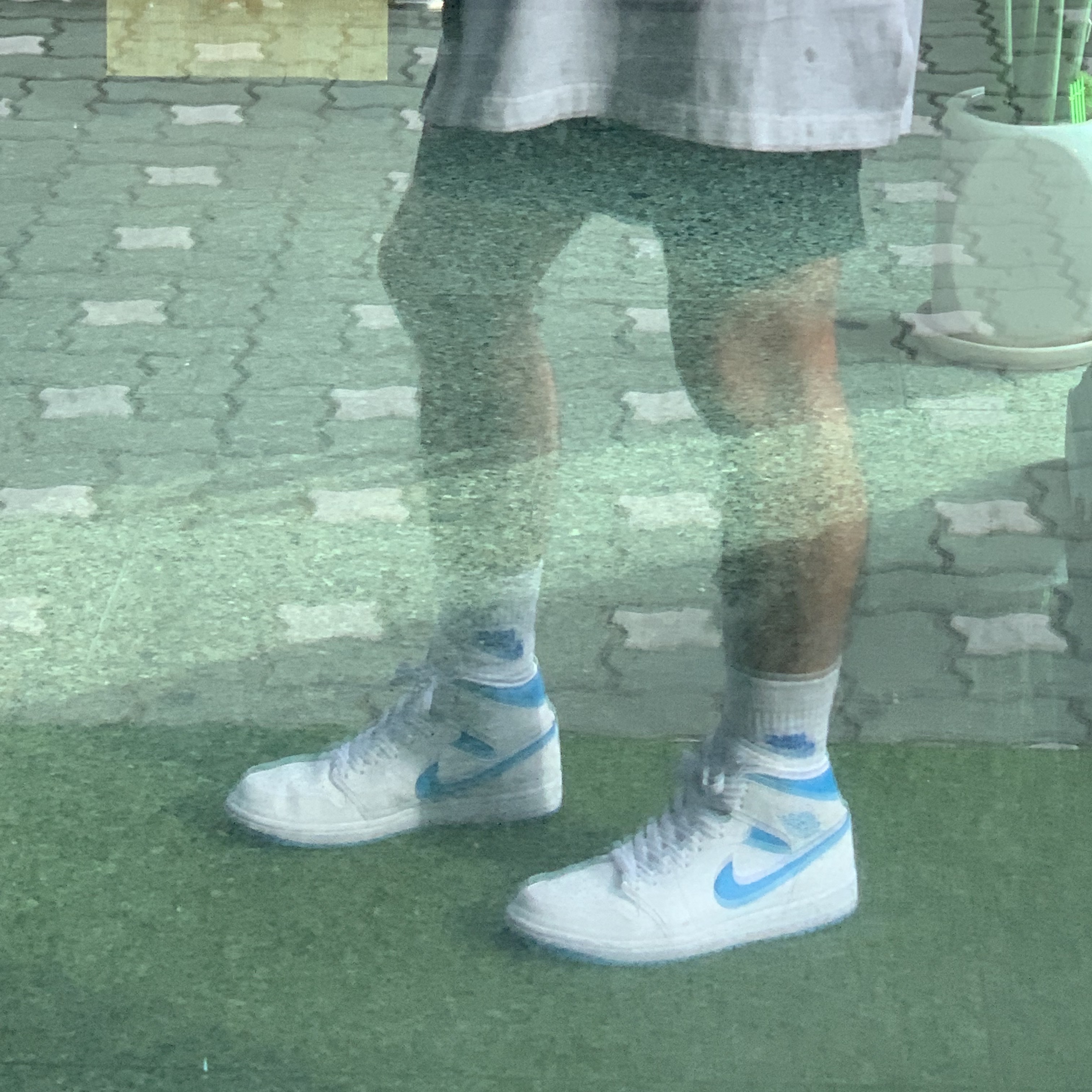 (W) Jordan 1 Mid UNC 착용 스타일 - 2
