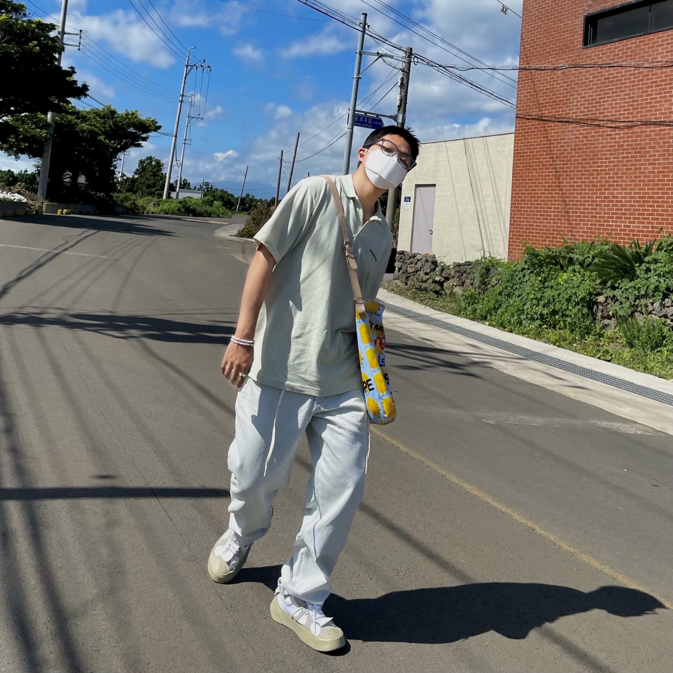 Camper x Ader Error Proto-240-S Cinder German Shoes 착용 스타일