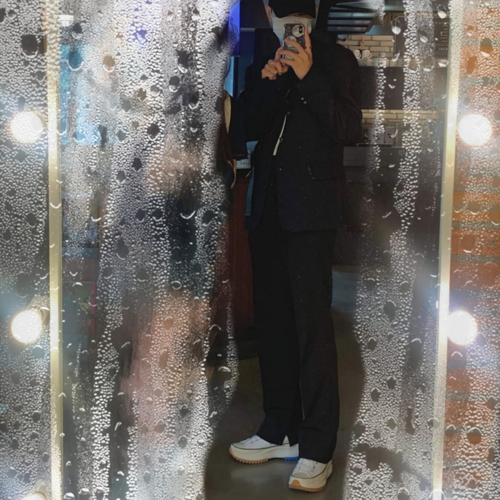 Converse x JW Anderson Run Star Hike Hi White 착용 스타일