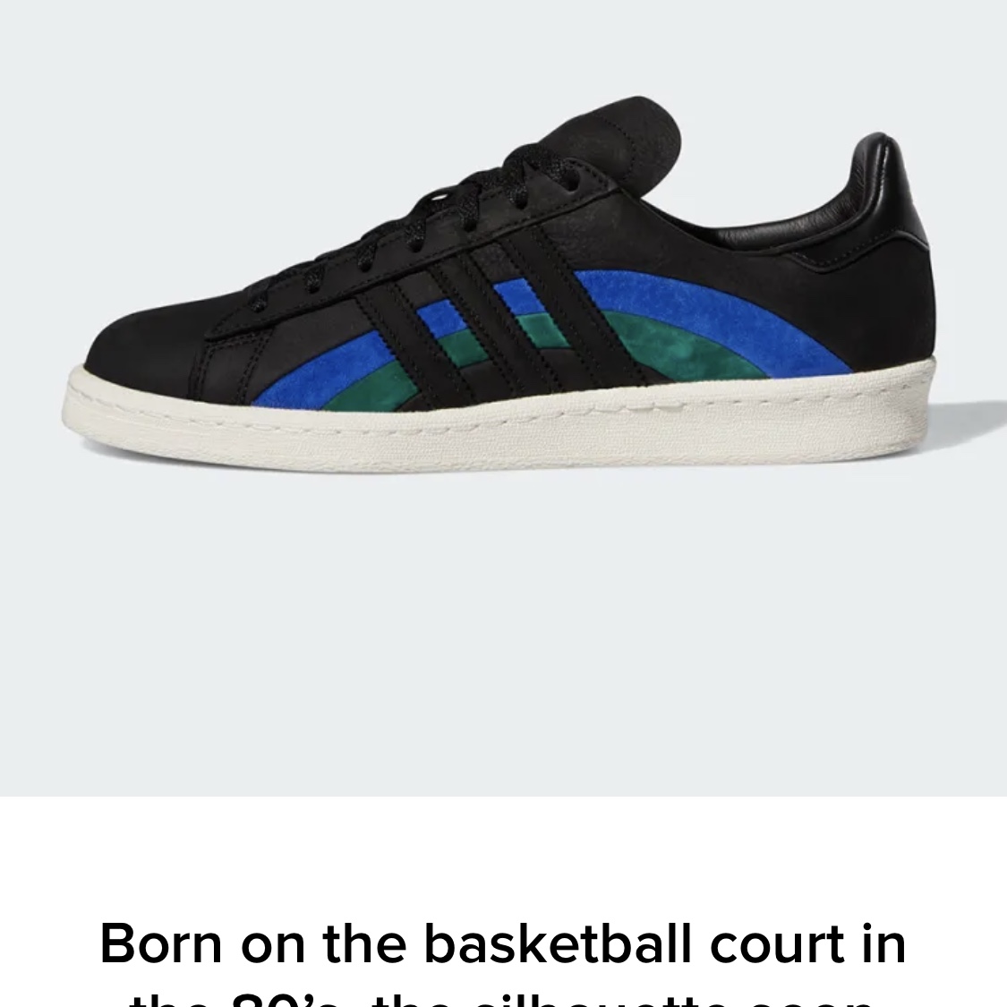 Adidas x Book Works Campus 80s Black Blue Green 착용 스타일 - 3