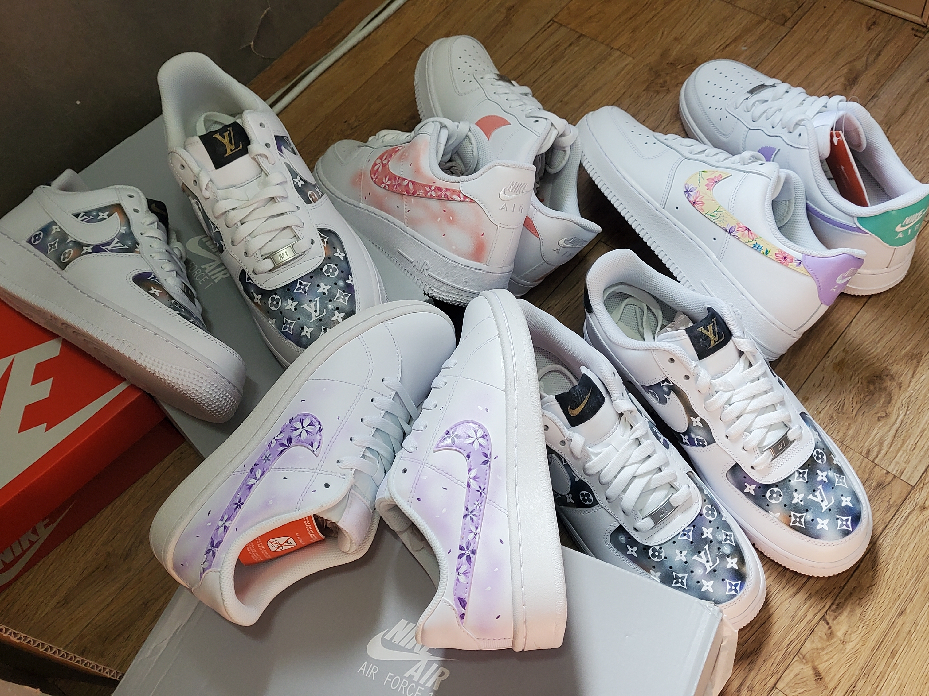 Nike Air Force 1 '07 Low White, (W) Nike Air Force 1 '07 Low White 착용 스타일
