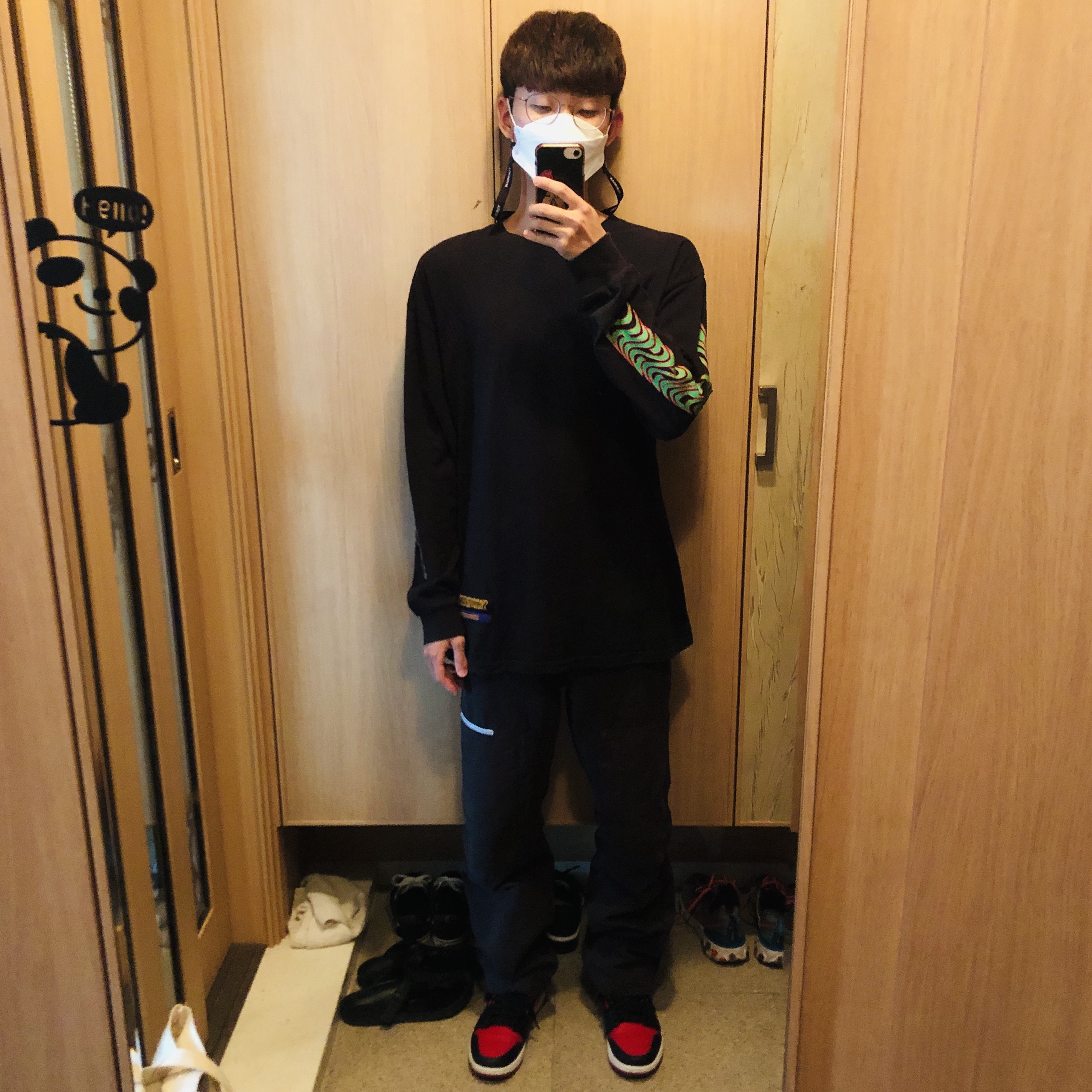 Jordan 1 Mid Bred Banned 2020 착용 스타일