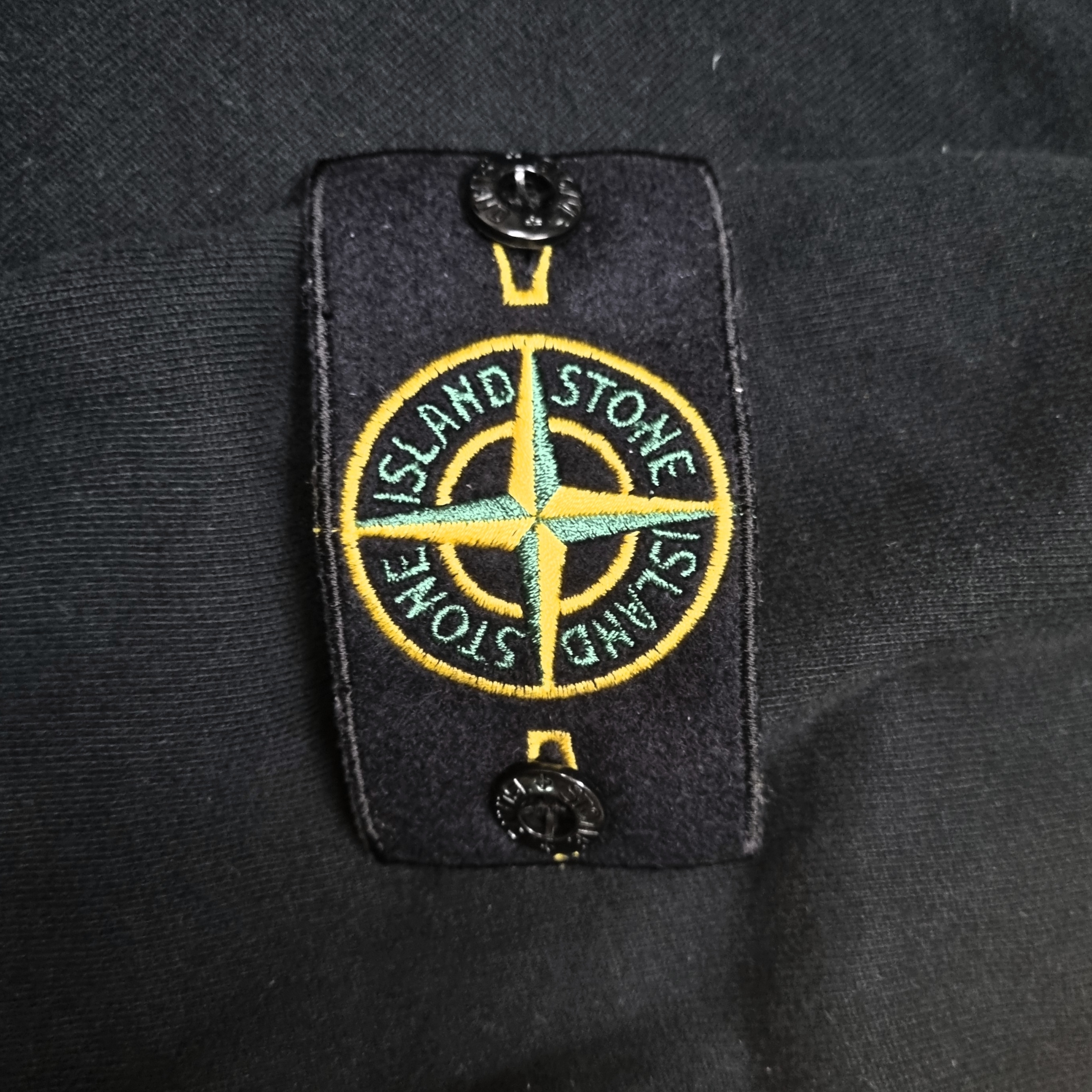 Stone Island 63020 Crewneck Sweatshirt Black - 21FW 착용 스타일 - 1