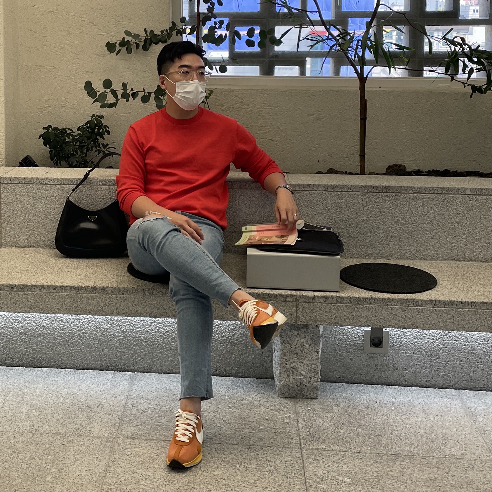 Nike Moon Racer Monarch 착용 스타일 - 1