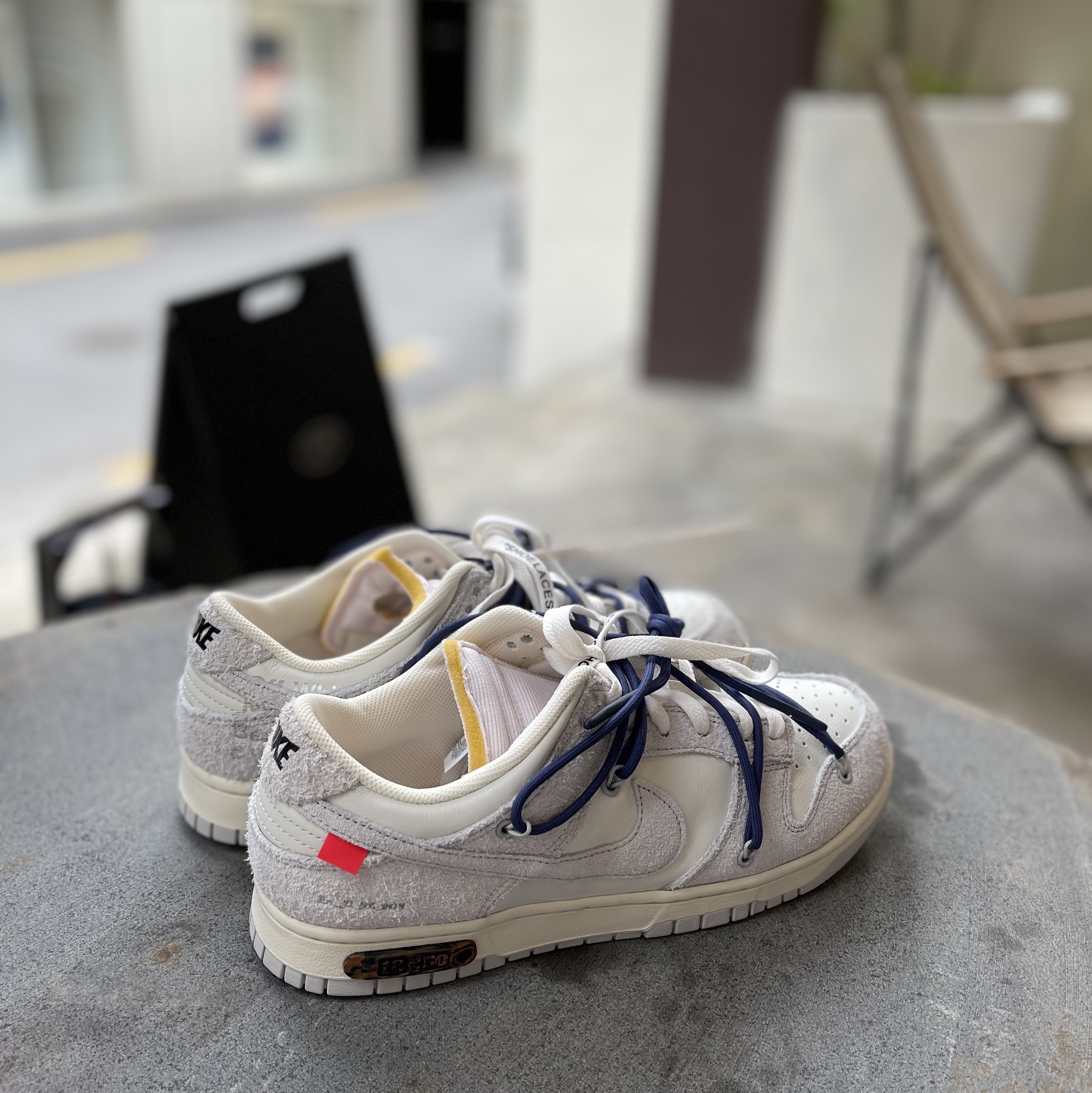 Nike x Off-White Dunk Low The 50 - Lot 18 착용 스타일