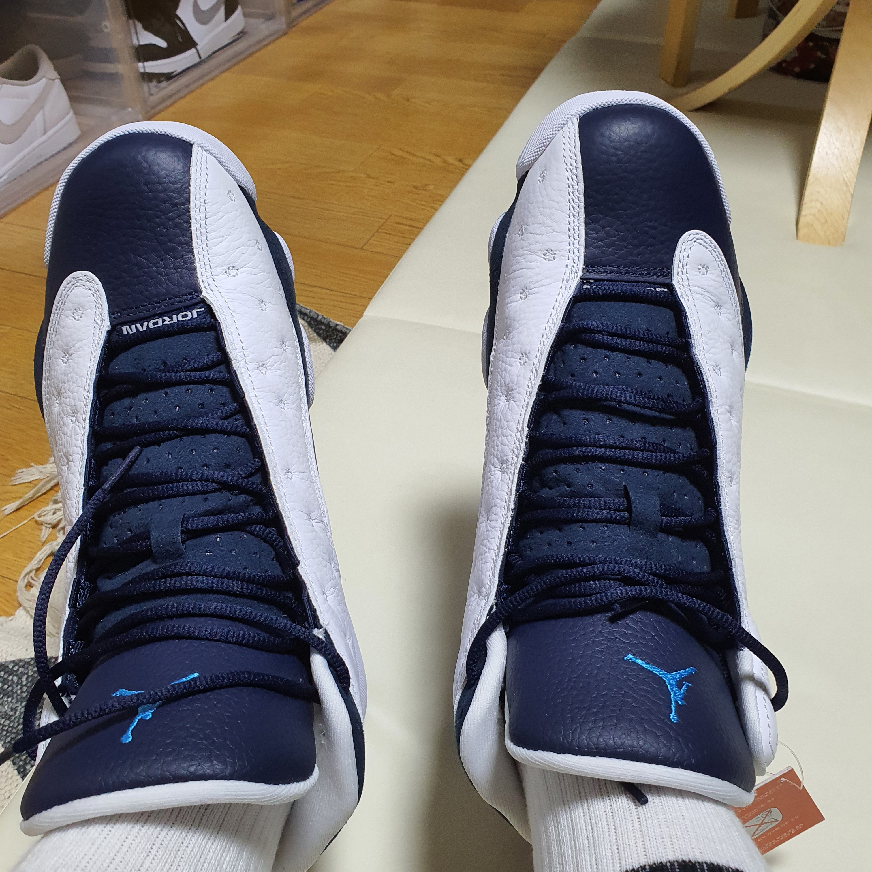 Jordan 13 Retro Obsidian 착용 스타일 - 4