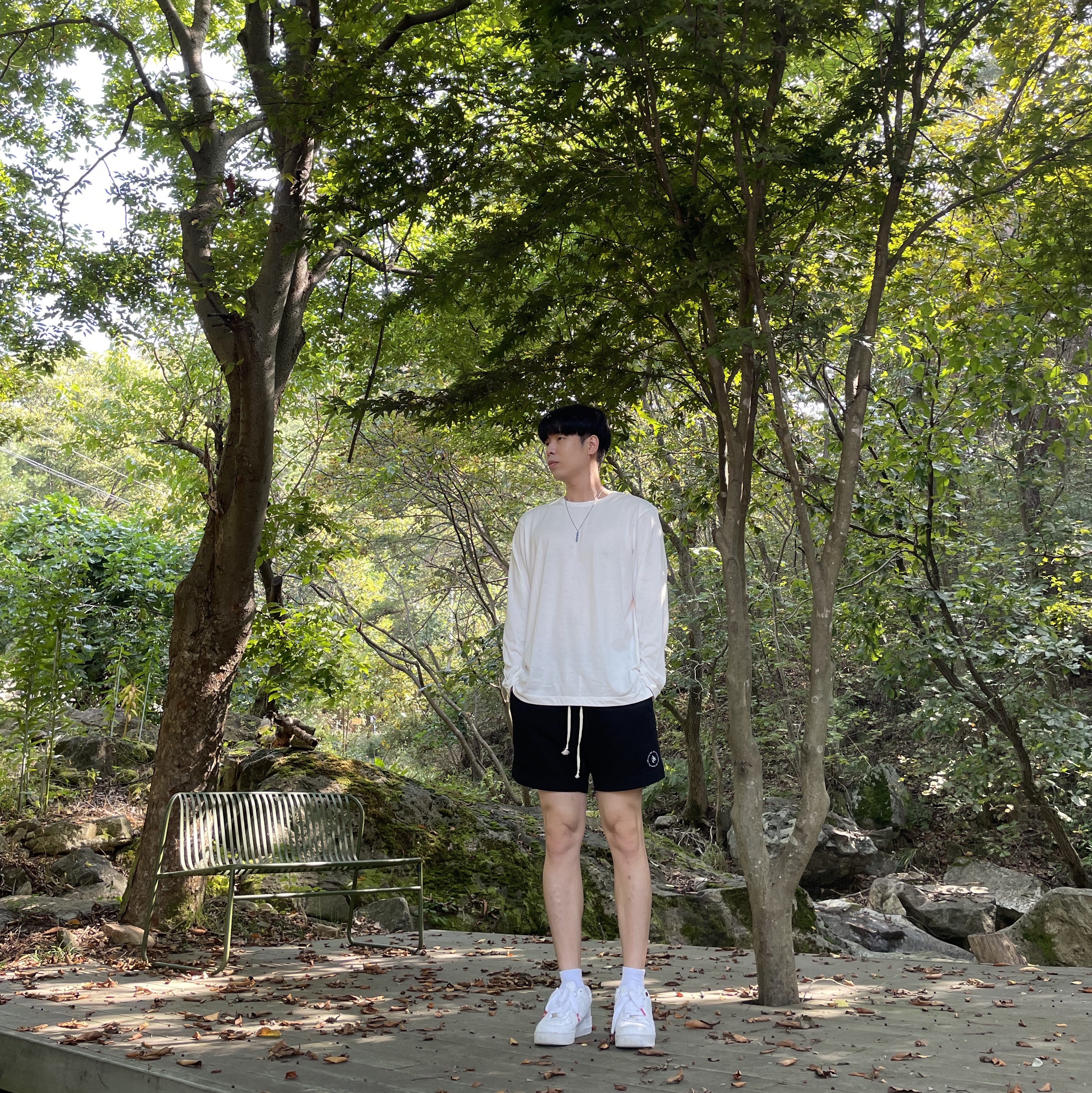 Nike Air Force 1 '07 Low White 착용 스타일