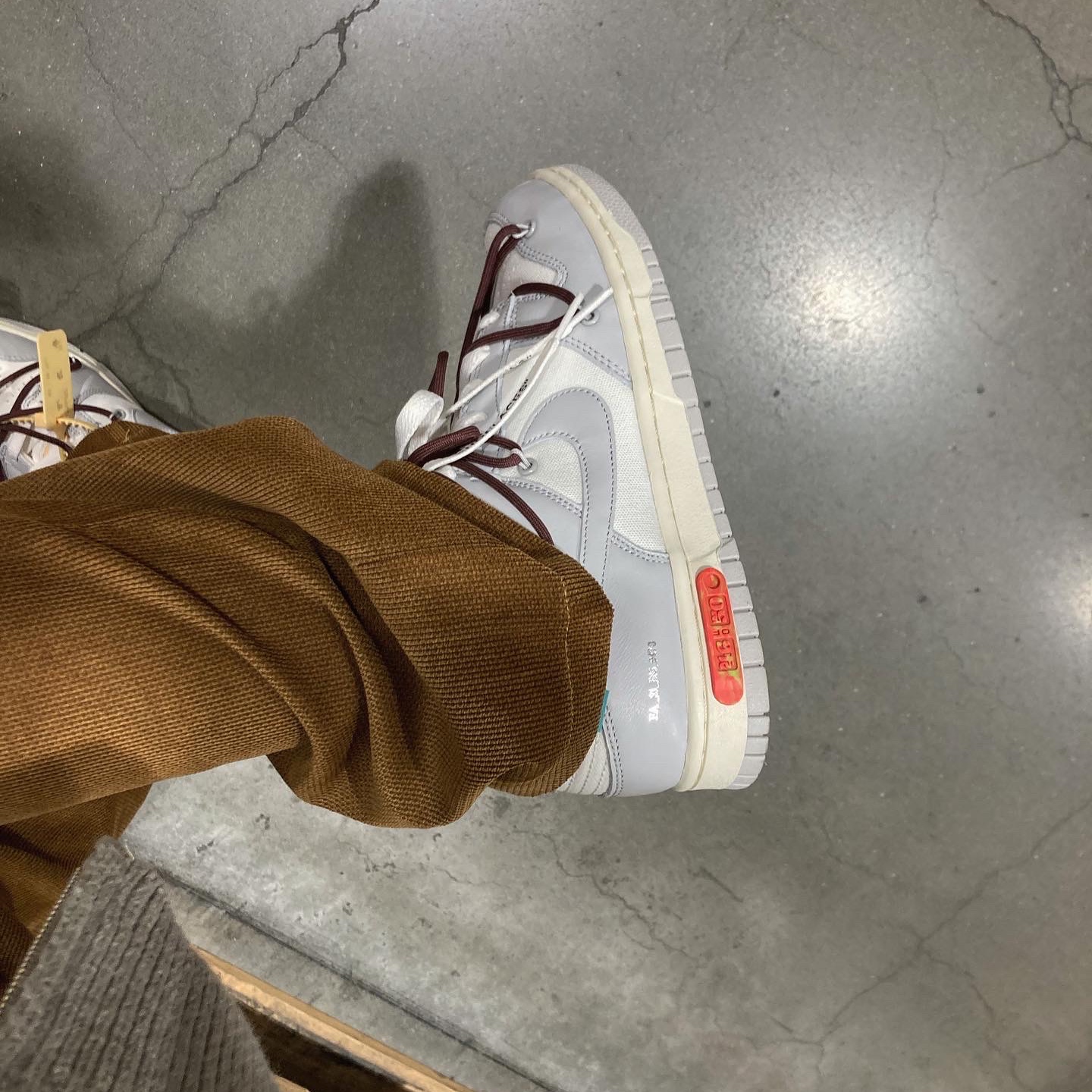 Nike x Off-White Dunk Low The 50 - Lot 46 착용 스타일