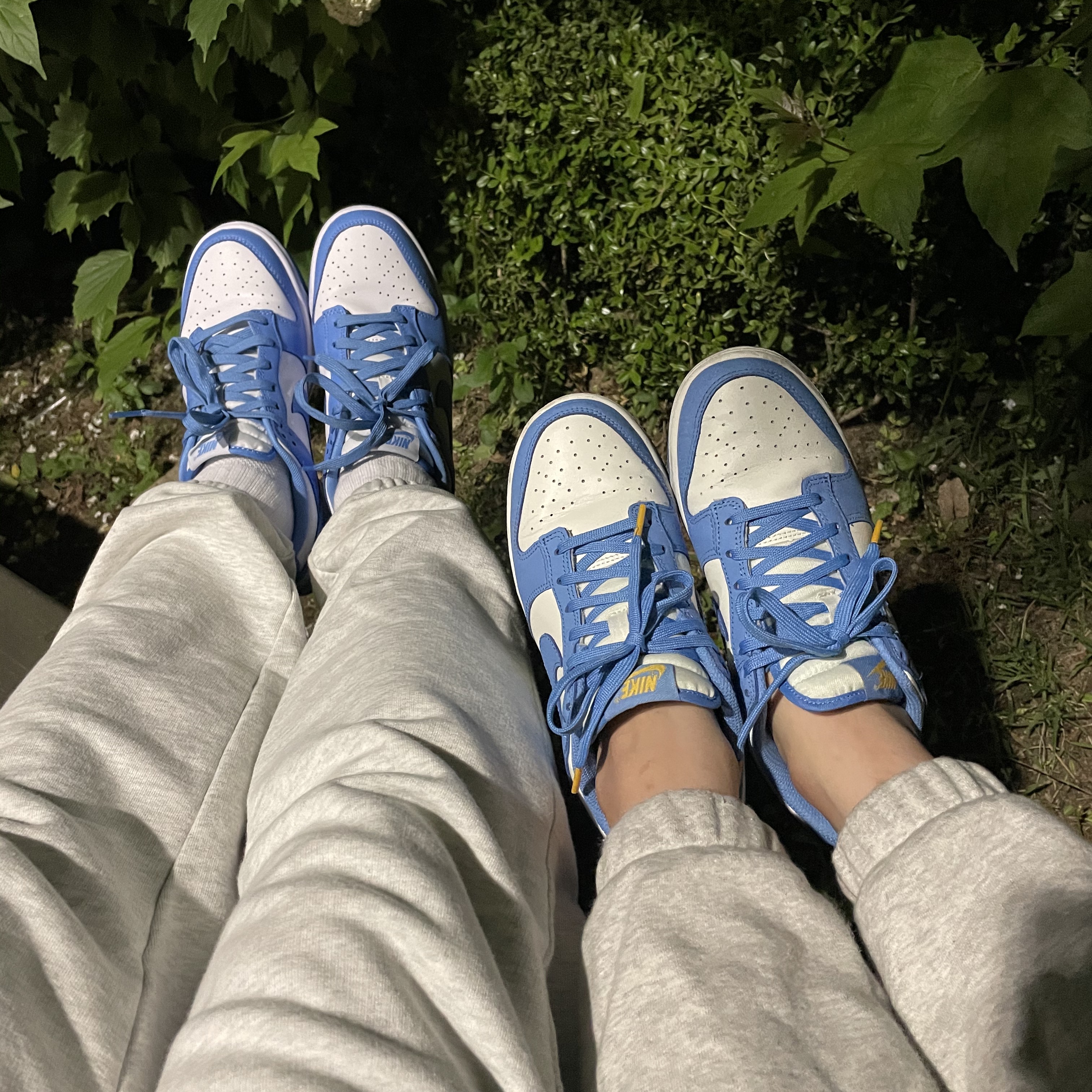 Nike Dunk Low Retro University Blue, (W) Nike Dunk Low Coast 착용 스타일 - 2