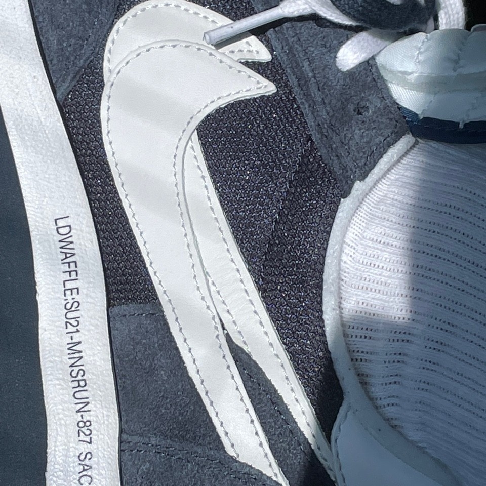 Nike x Sacai x Fragment LDWaffle Blackened Blue 착용 스타일