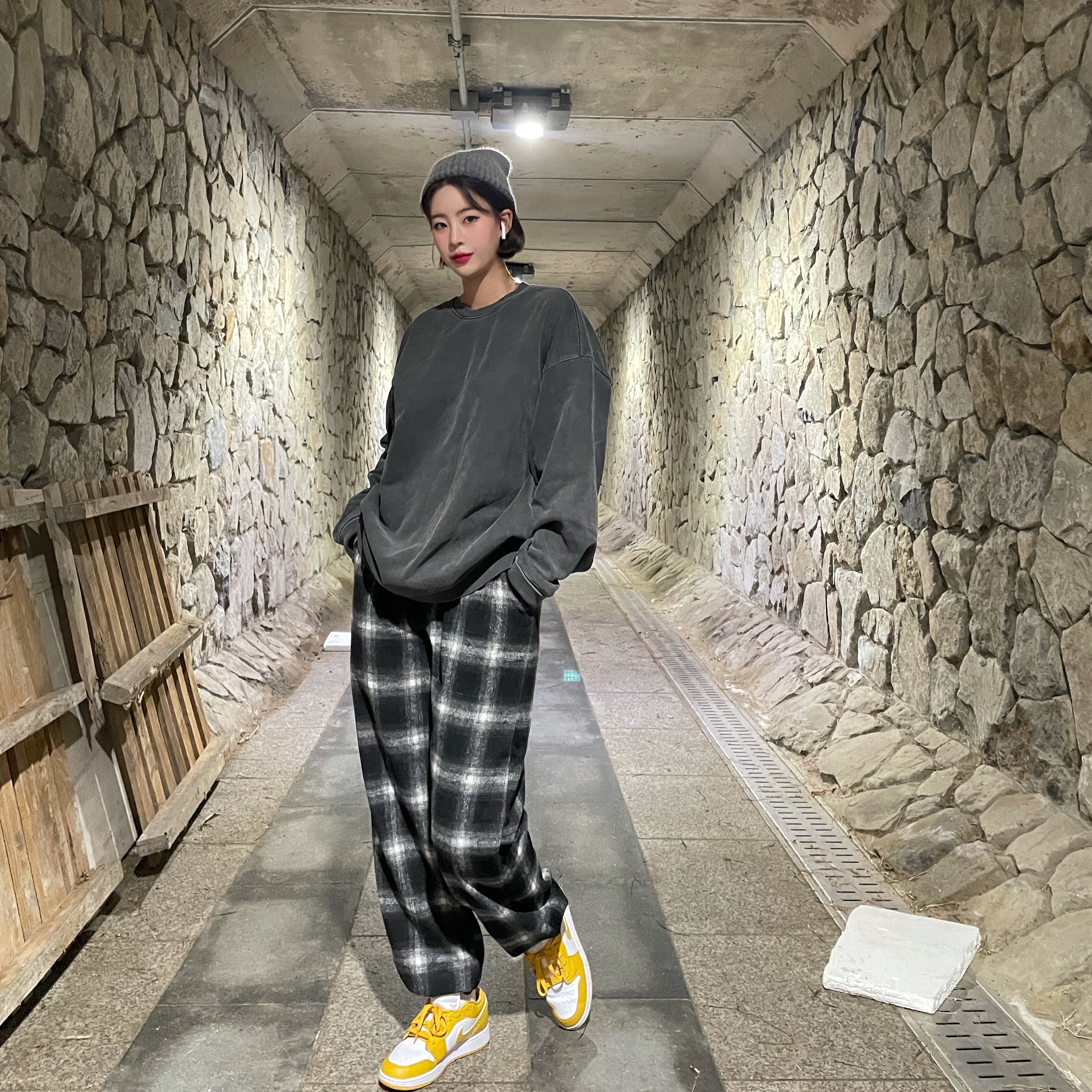 (GS) Jordan 1 Low Pollen 착용 스타일 - 1