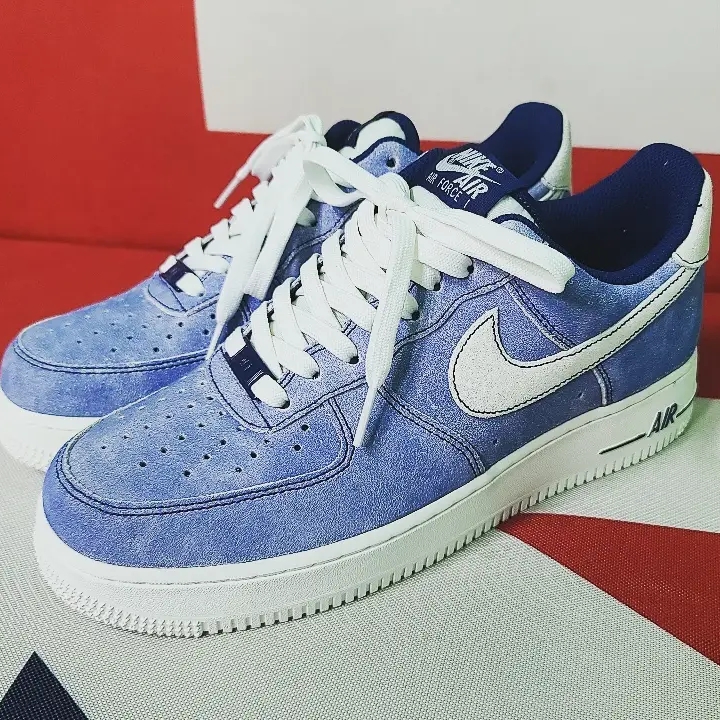 Nike Air Force 1 '07 LV8 Dusty Blue 착용 스타일 - 3