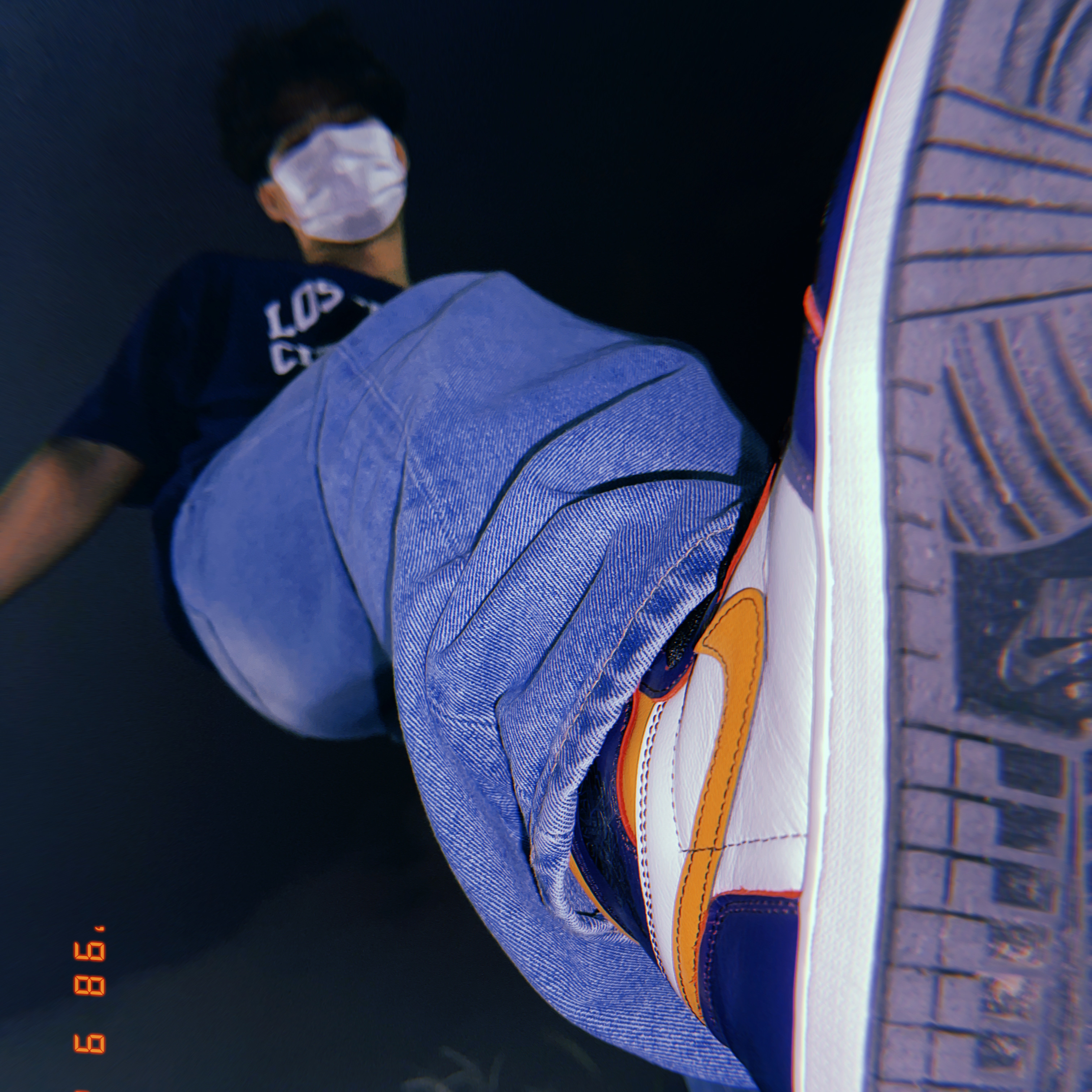 Jordan 1 Retro High OG Defiant SB LA to Chicago 착용 스타일 - 1
