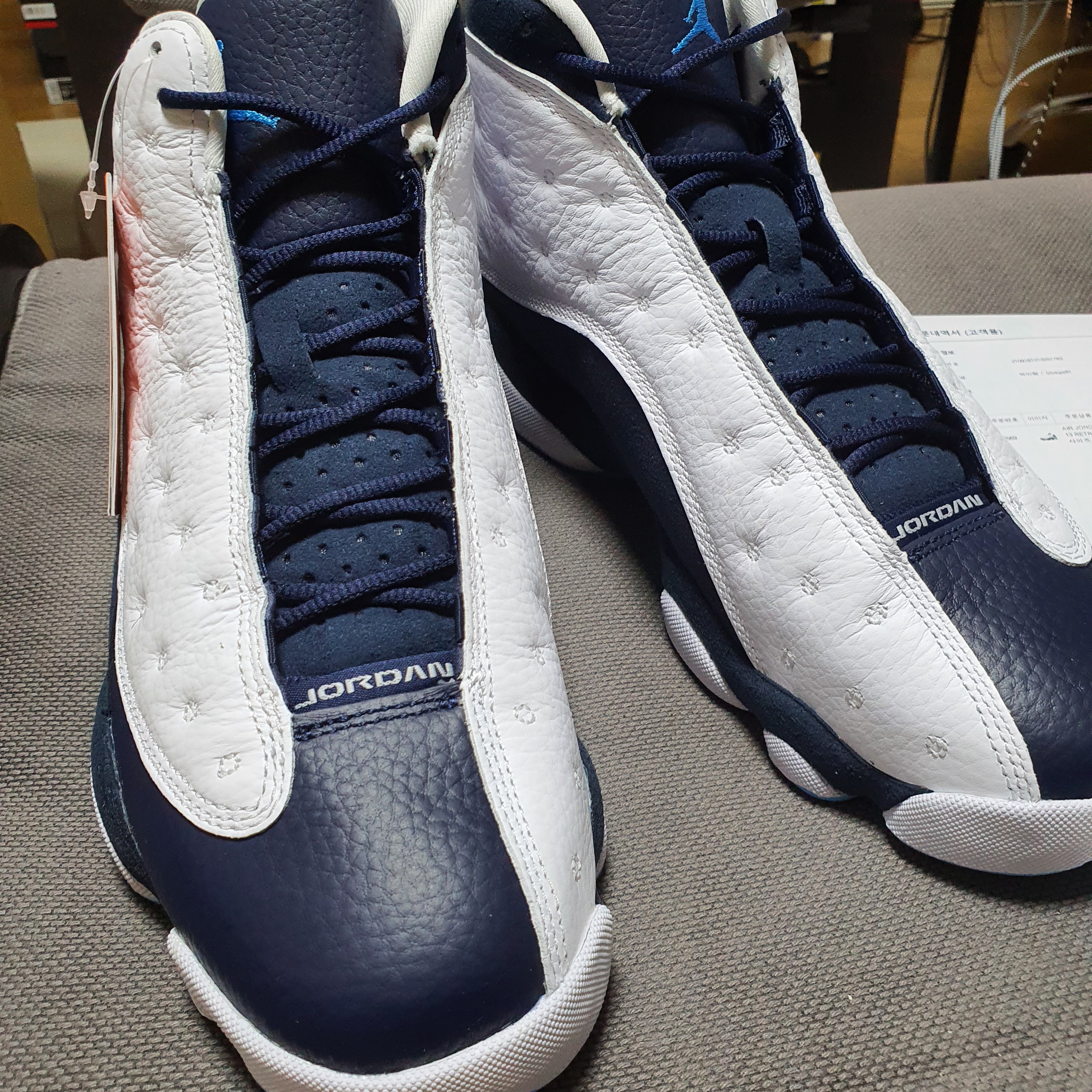Jordan 13 Retro Obsidian 착용 스타일 - 3