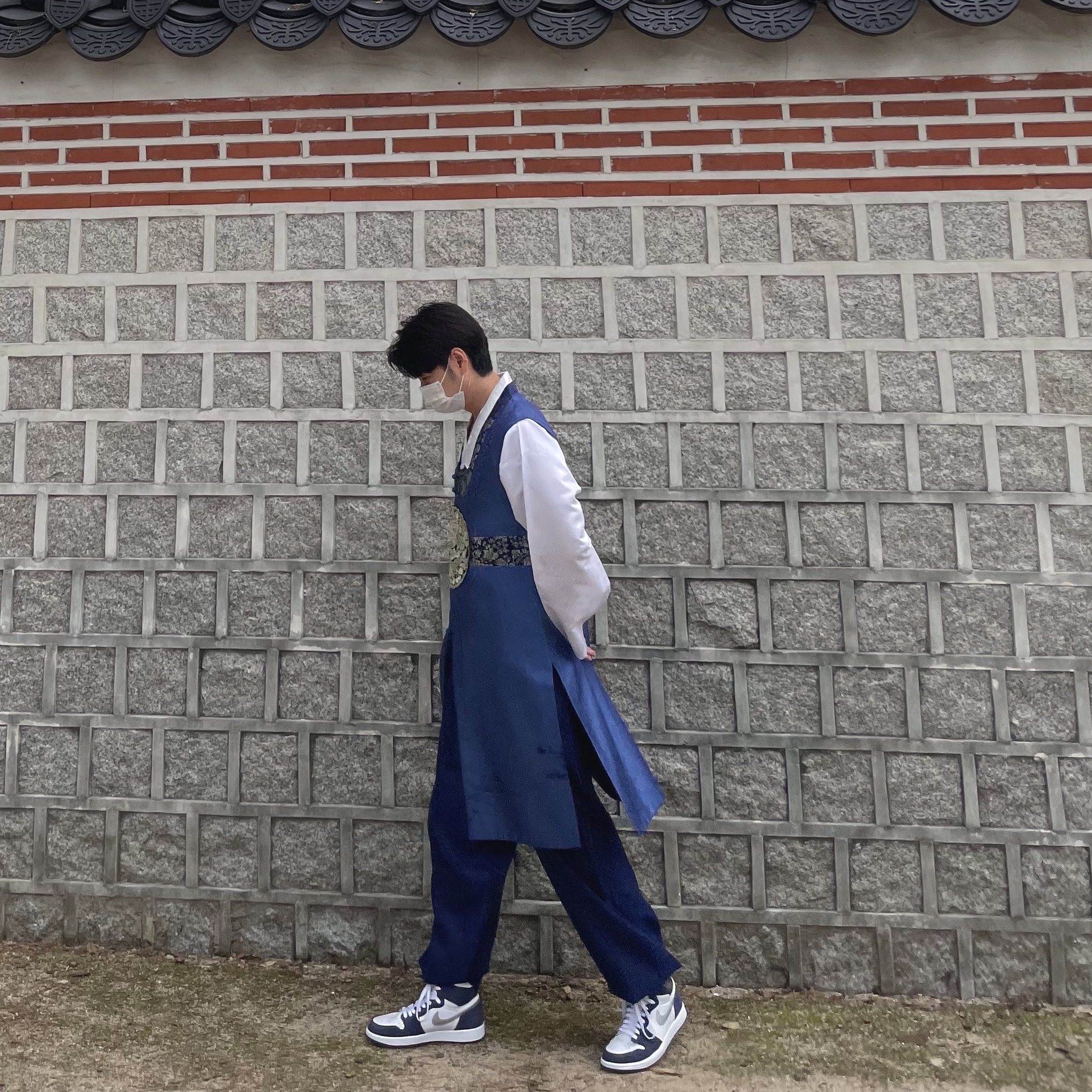 Jordan 1 Retro High OG CO.JP Midnight Navy 착용 스타일 - 1