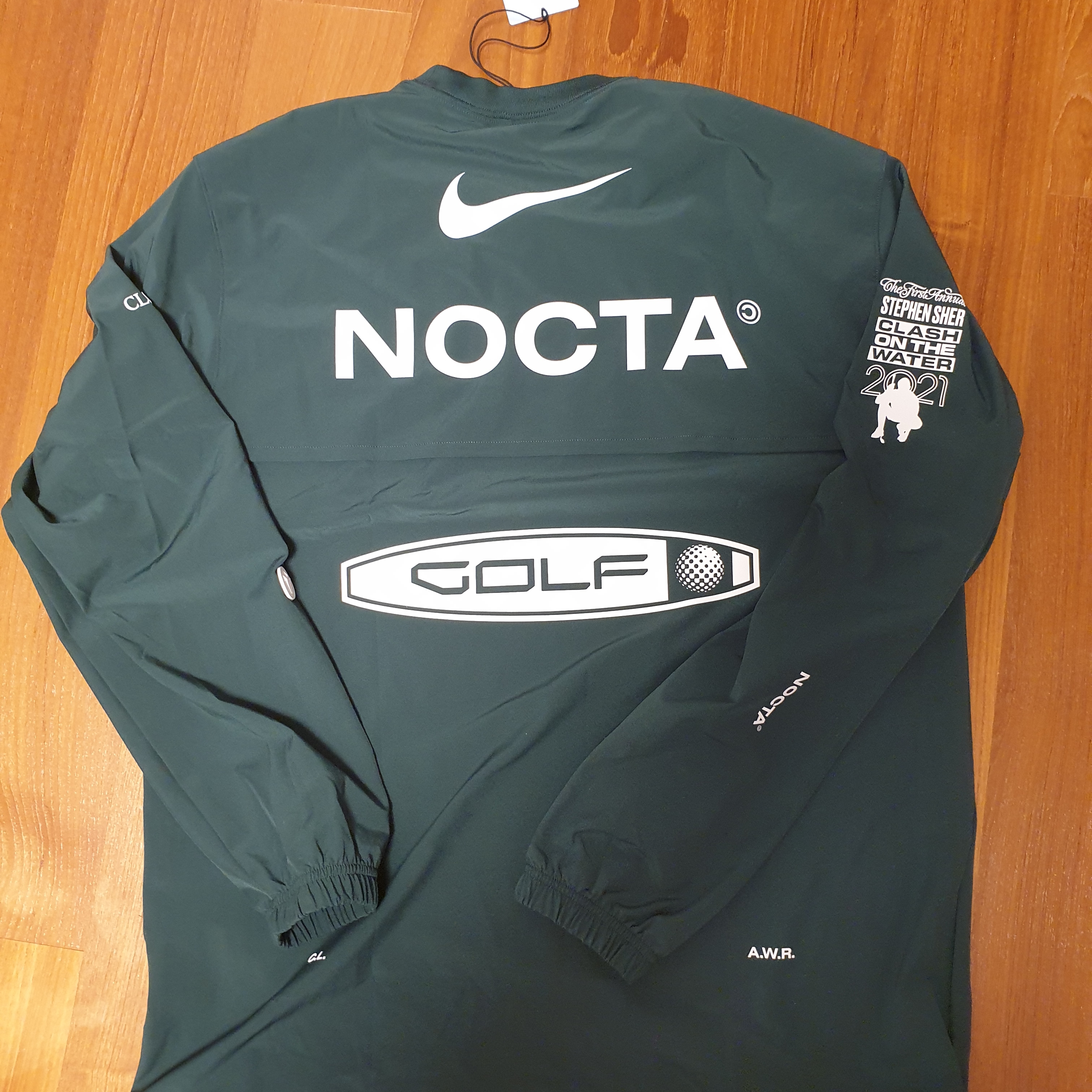 Nike x Drake Nocta Golf Crewneck Top Green - US/EU 착용 스타일 - 2