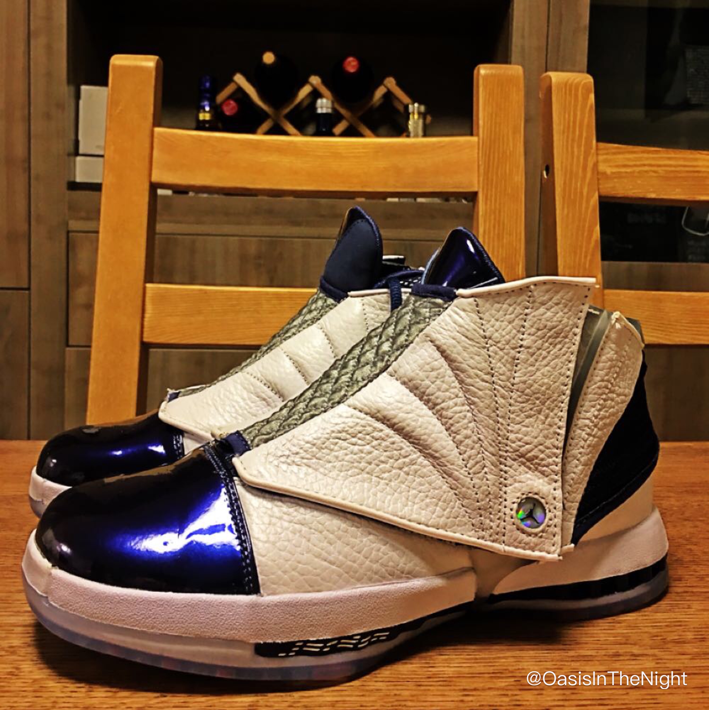 Jordan 16 Retro Midnight Navy 2016 착용 스타일 - 1