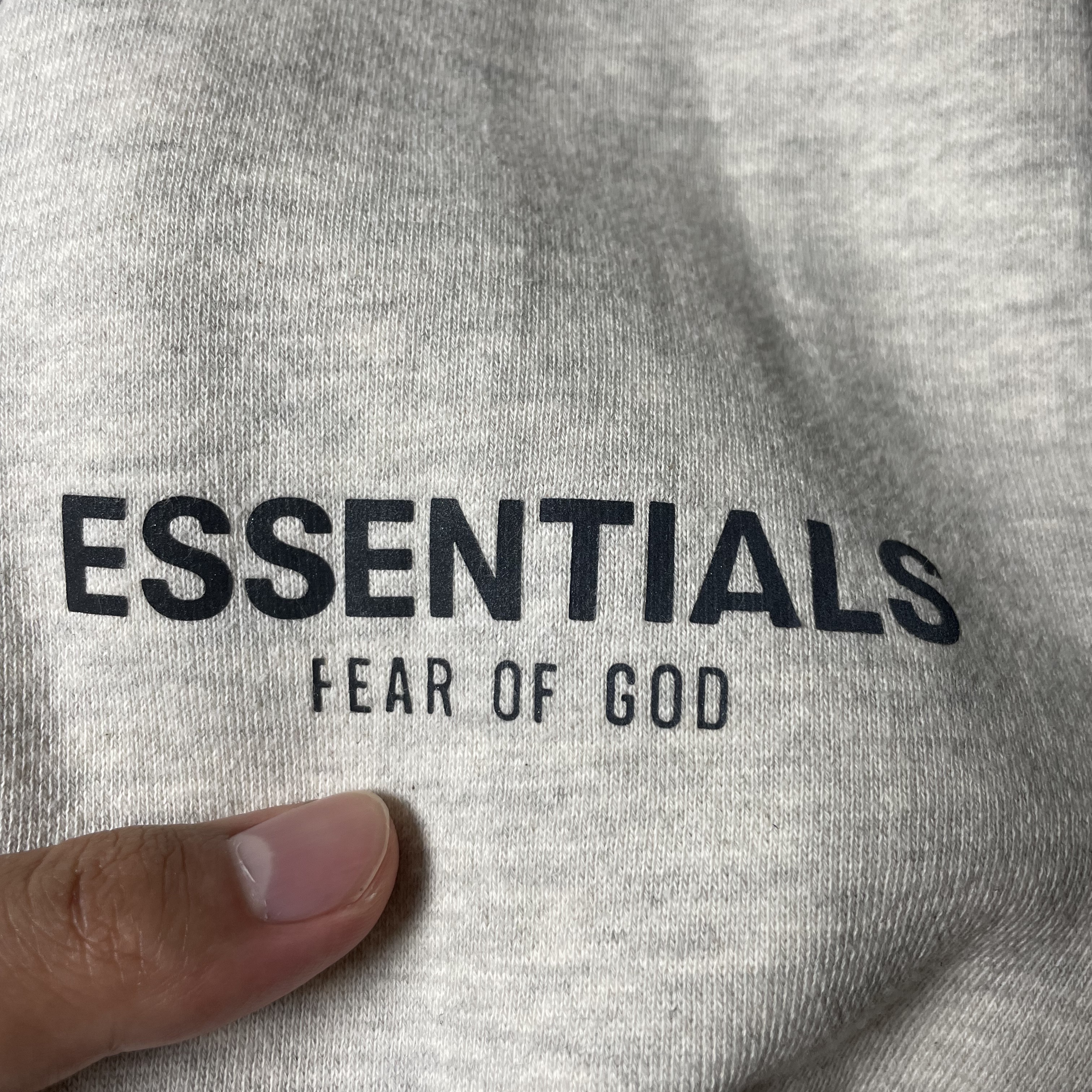 Essentials 3D Silicon Applique Pullover Hoodie Oatmeal/Oatmeal Heather/Light Heather Oatmeal 2020 착용 스타일