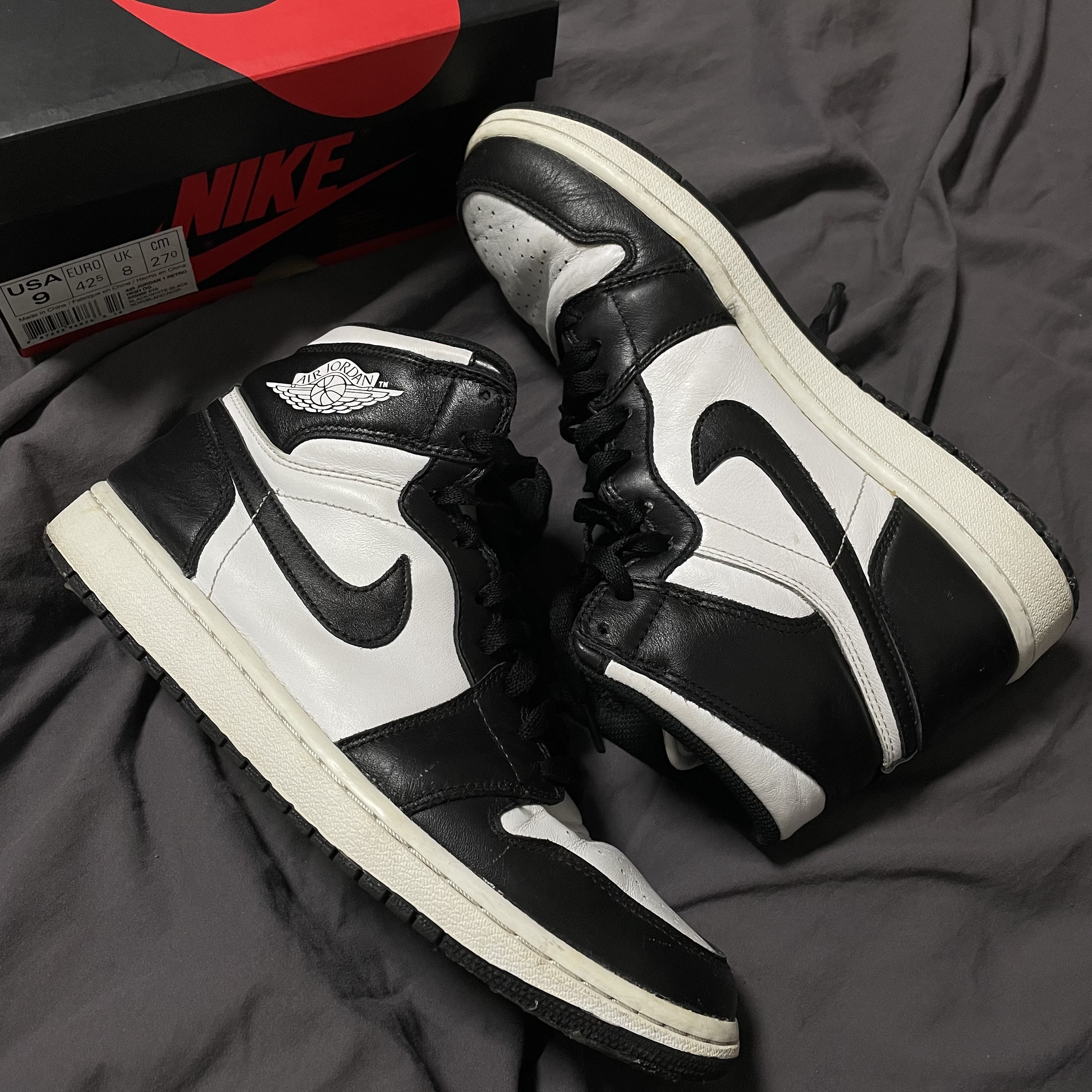 Jordan 1 Retro High OG Black White 2014 착용 스타일