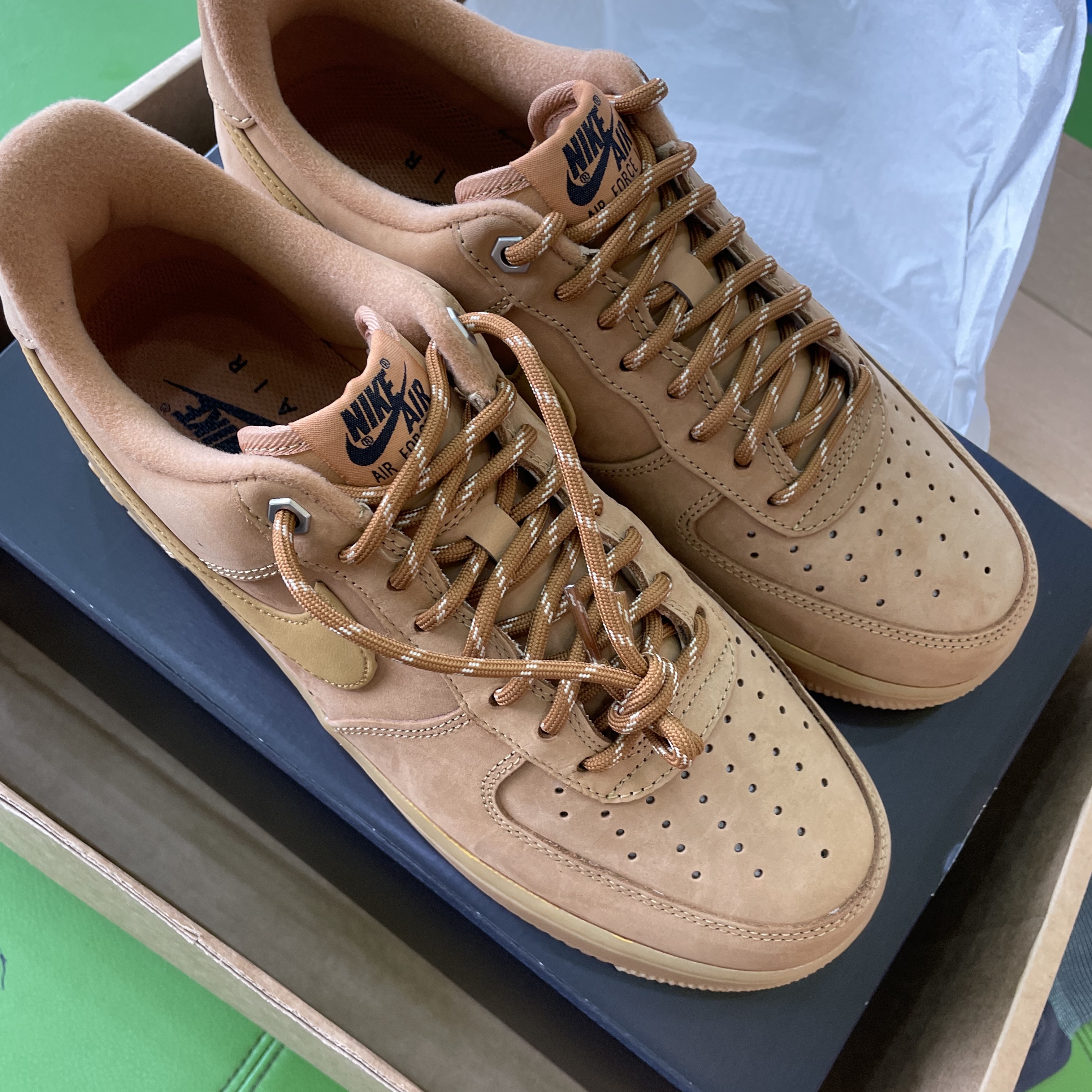 Nike Air Force 1 '07 WB Flax 착용 스타일 - 3