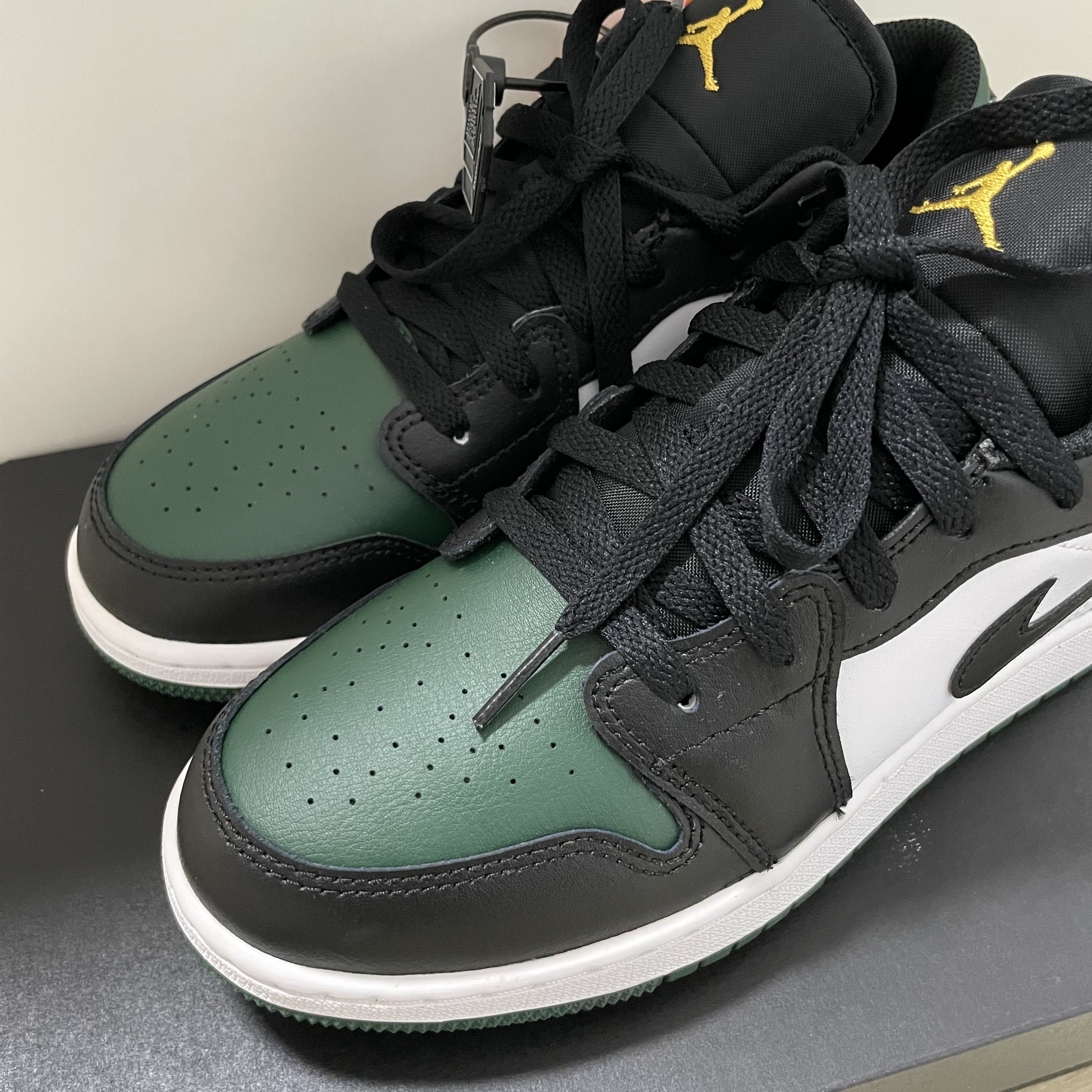 (GS) Jordan 1 Low Green Toe 착용 스타일 - 4