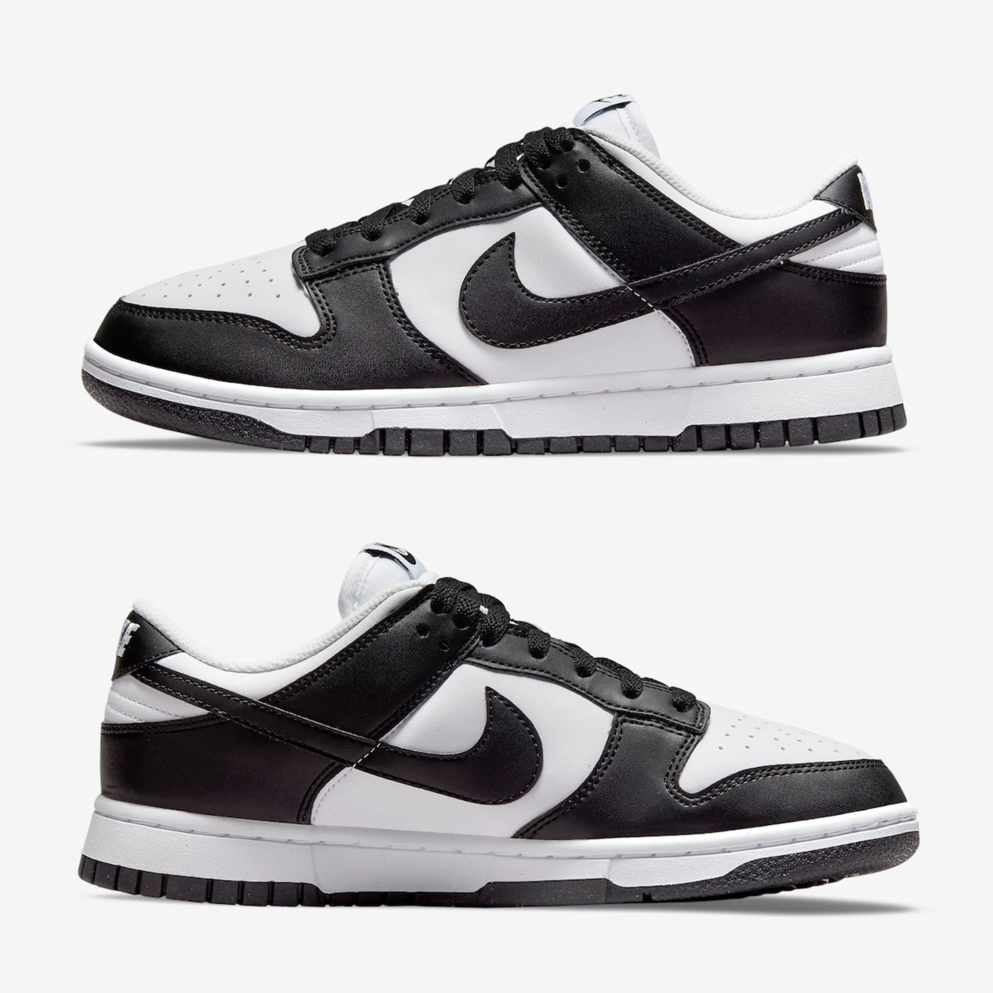 Nike Dunk Low Retro Black, (W) Nike Dunk Low Black 착용 스타일 - 3