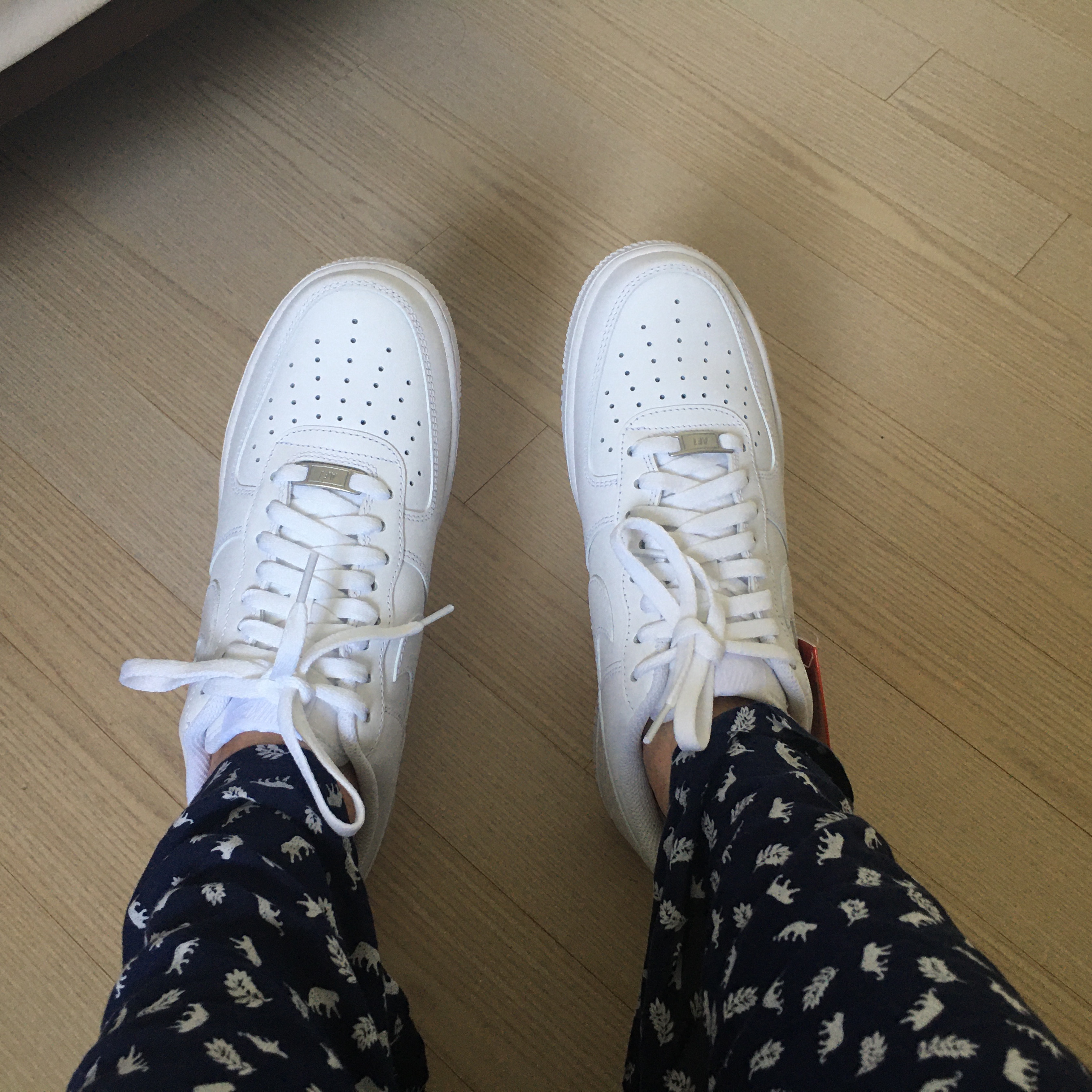 Nike Air Force 1 '07 Low White 착용 스타일