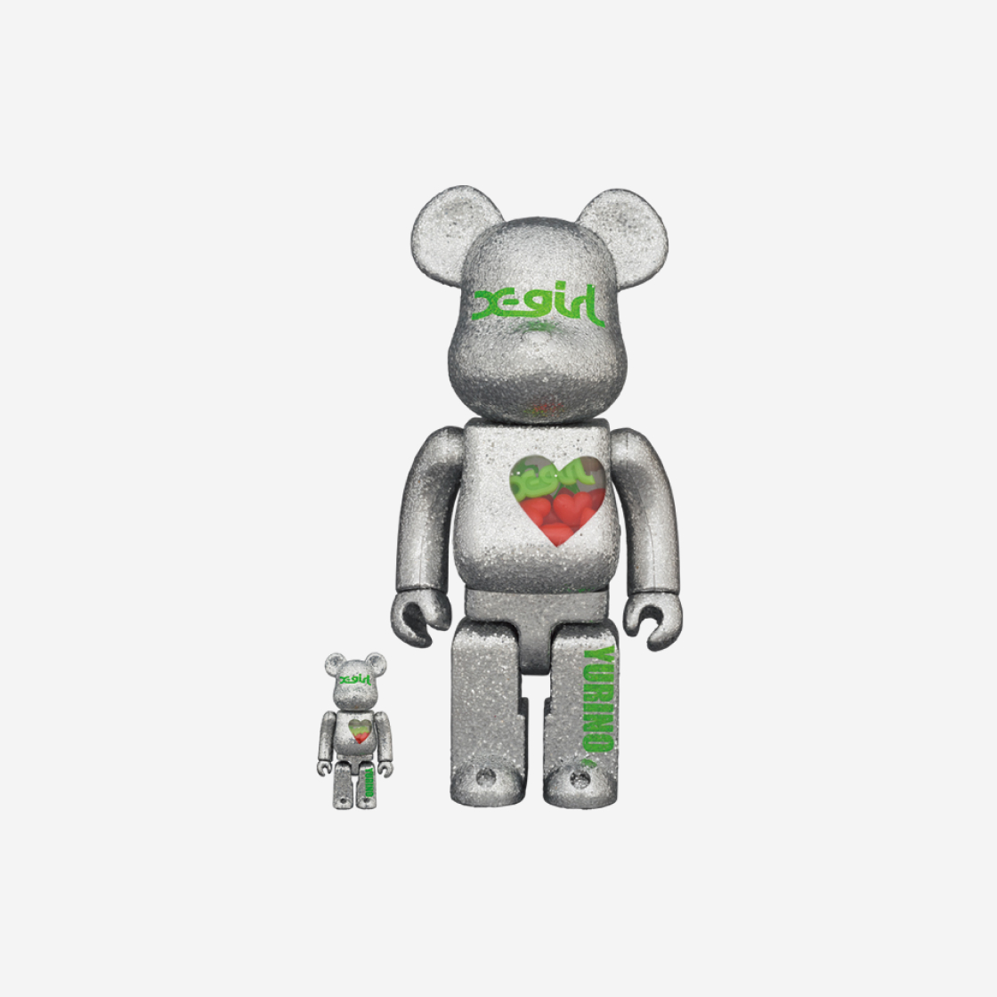 BE@RBRICK X-girl × YURINO 100% u0026 400%-