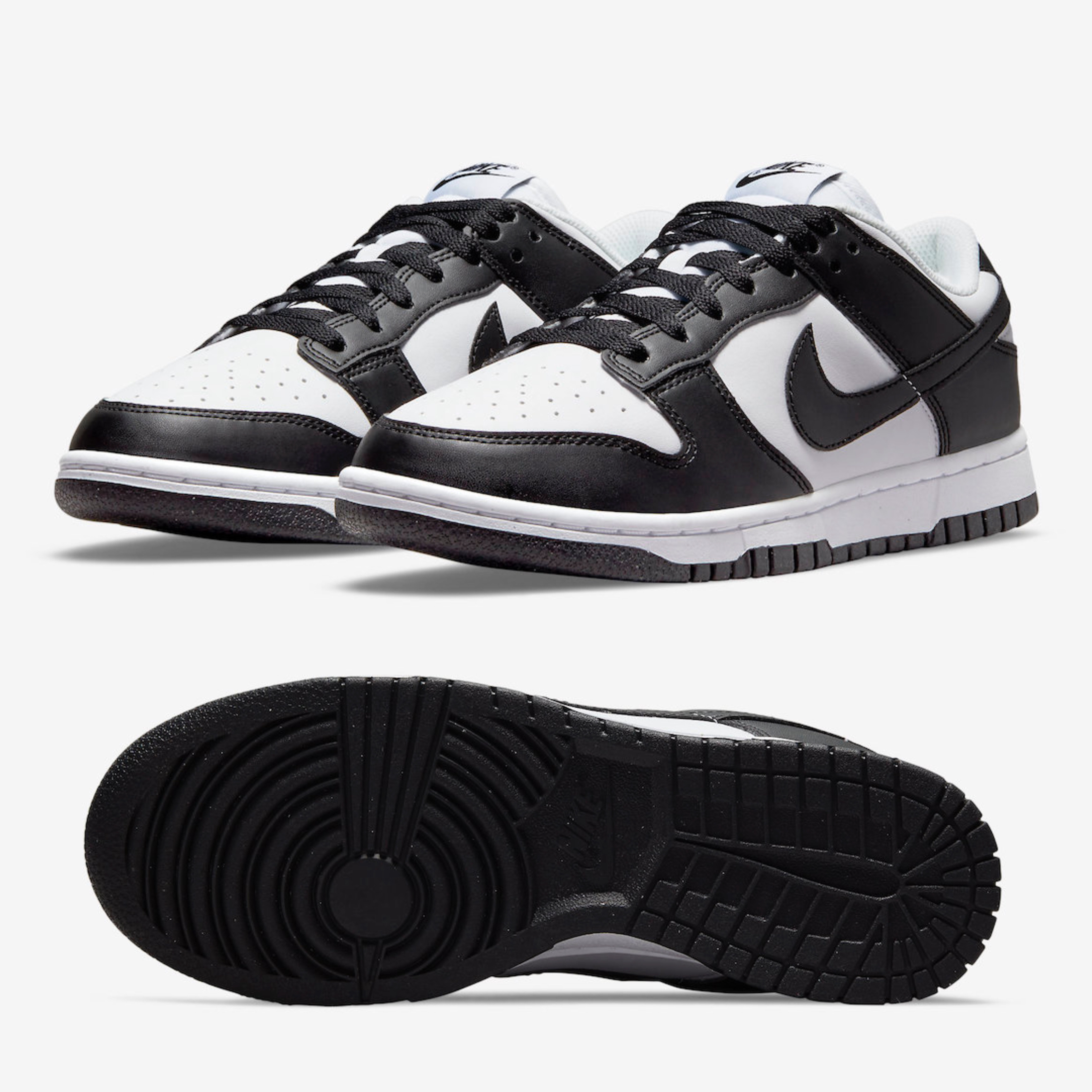 Nike Dunk Low Retro Black, (W) Nike Dunk Low Black 착용 스타일 - 2