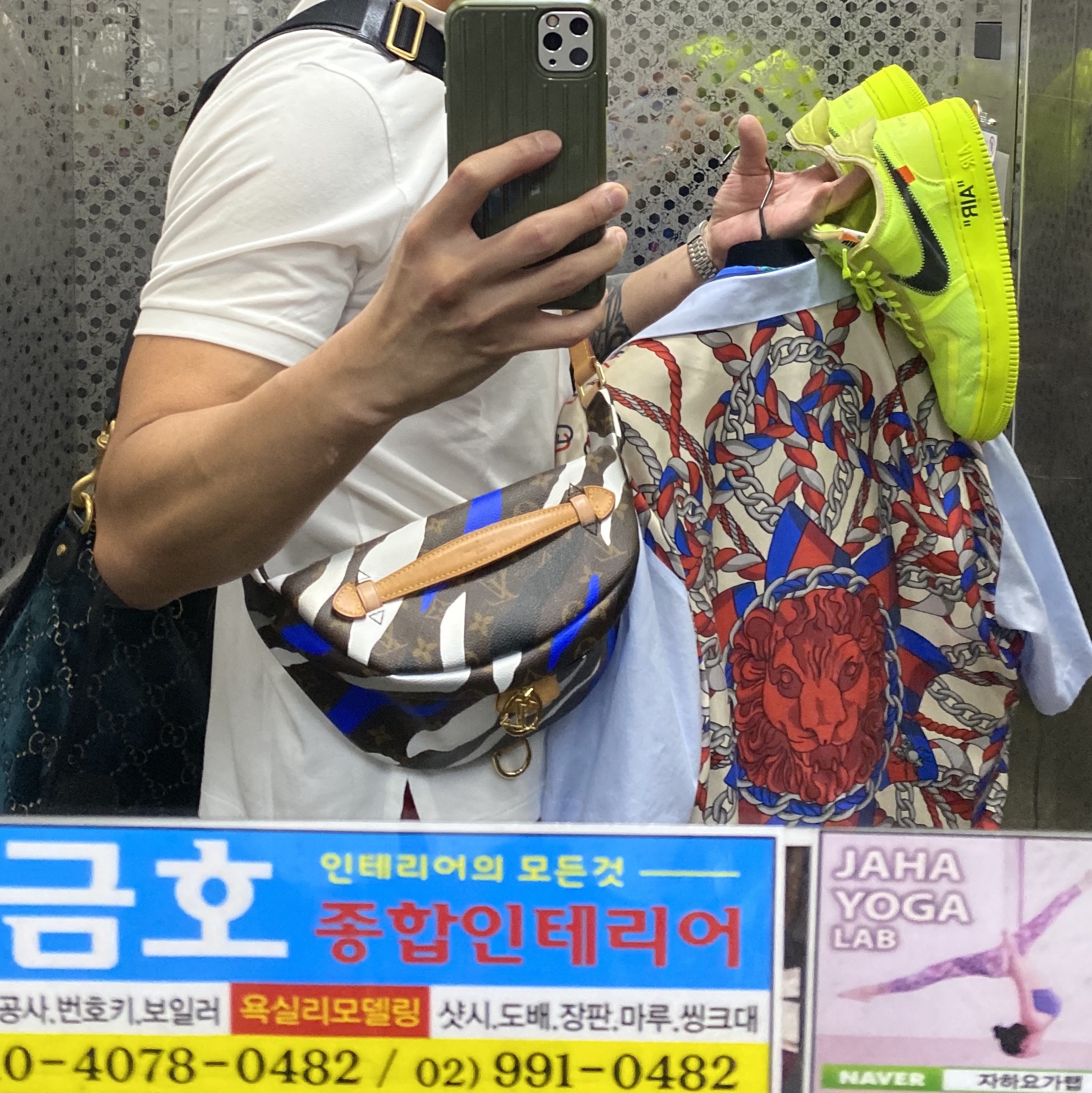 Nike x Off-White Air Force 1 Low Volt 착용 스타일 - 3