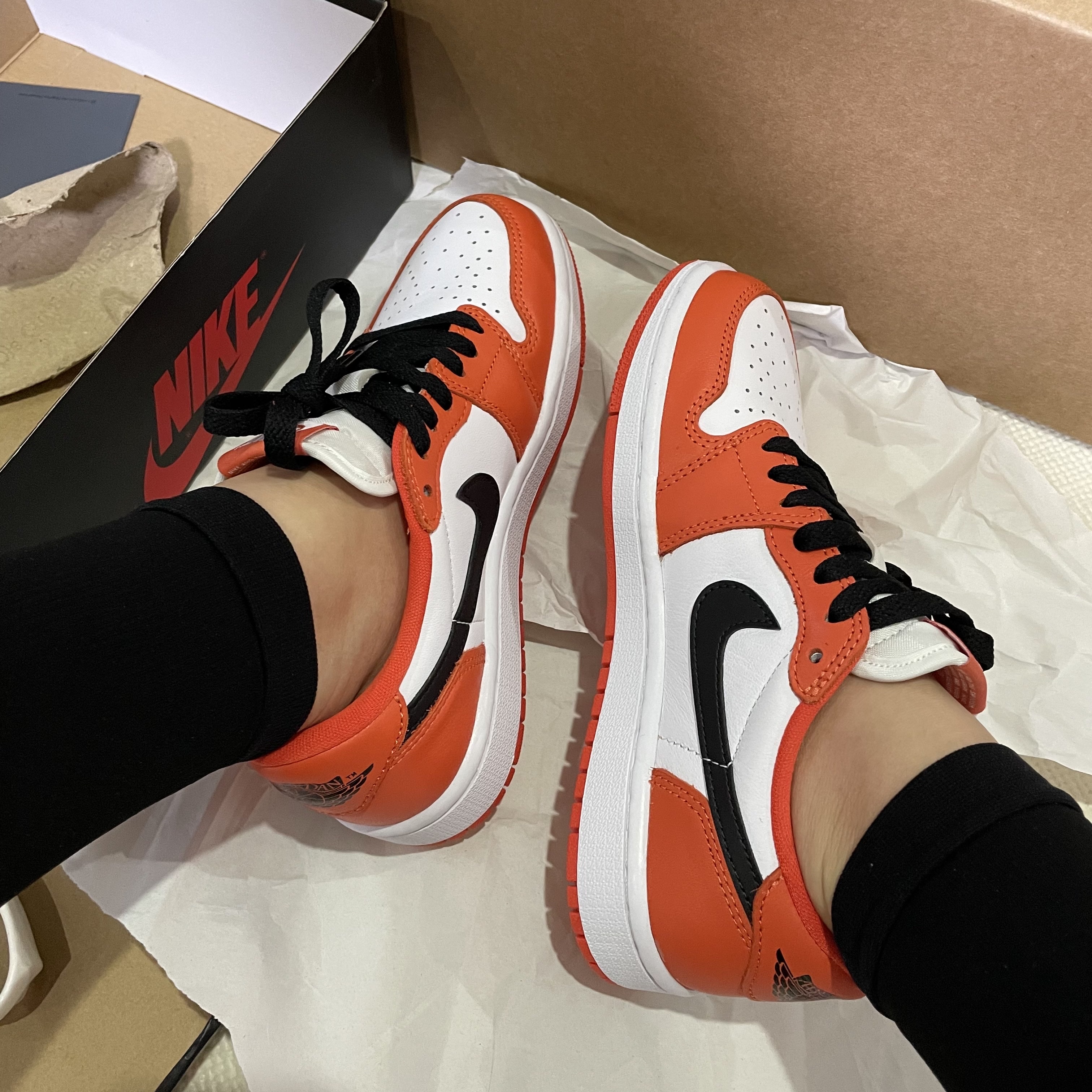 (W) Jordan 1 Low OG Starfish 착용 스타일