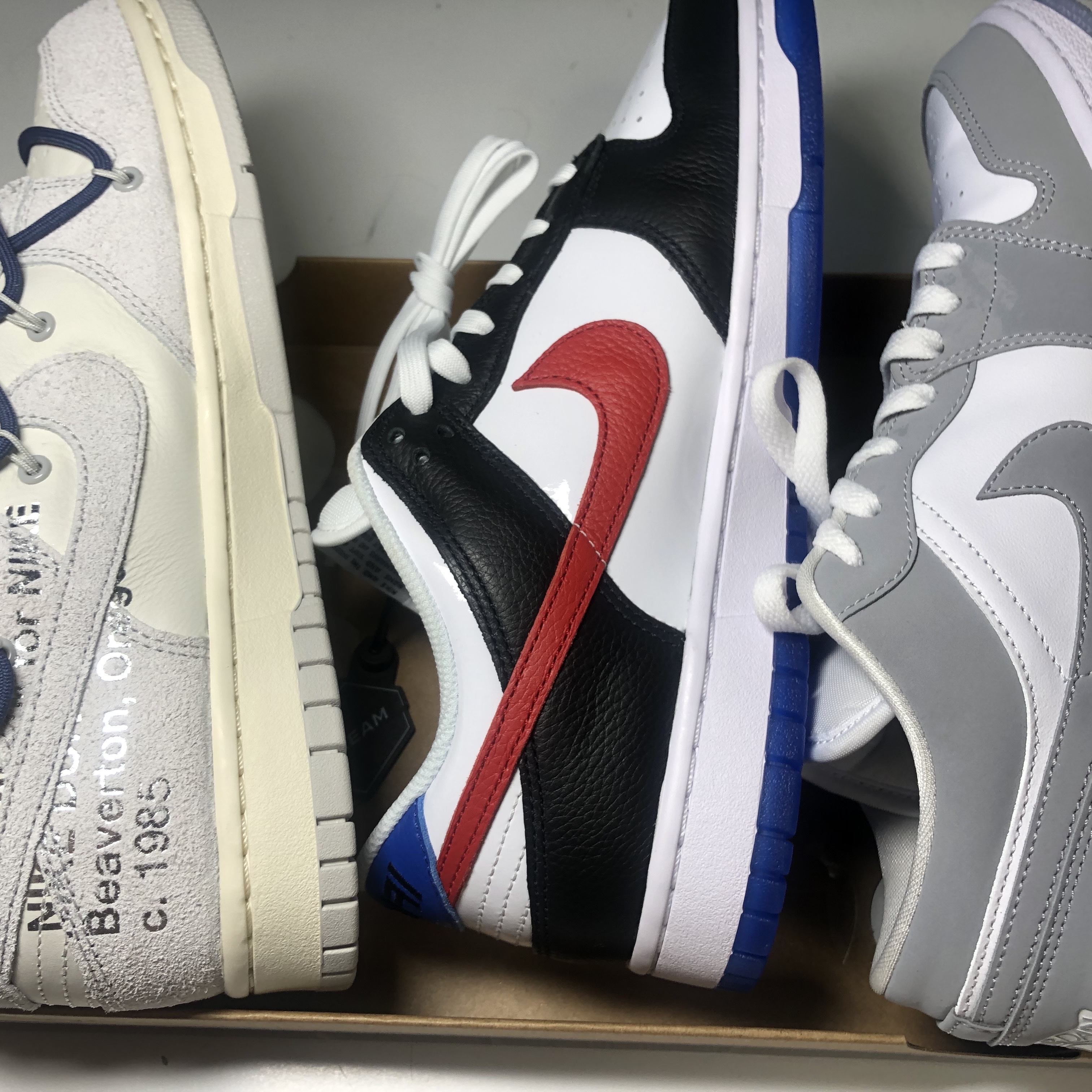 Nike x Off-White Dunk Low The 50 - Lot 18, Nike Dunk Low SE Seoul 착용 스타일