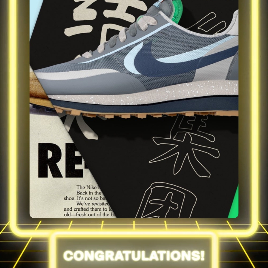 Nike x Sacai x Clot LDWaffle Cool Grey 착용 스타일