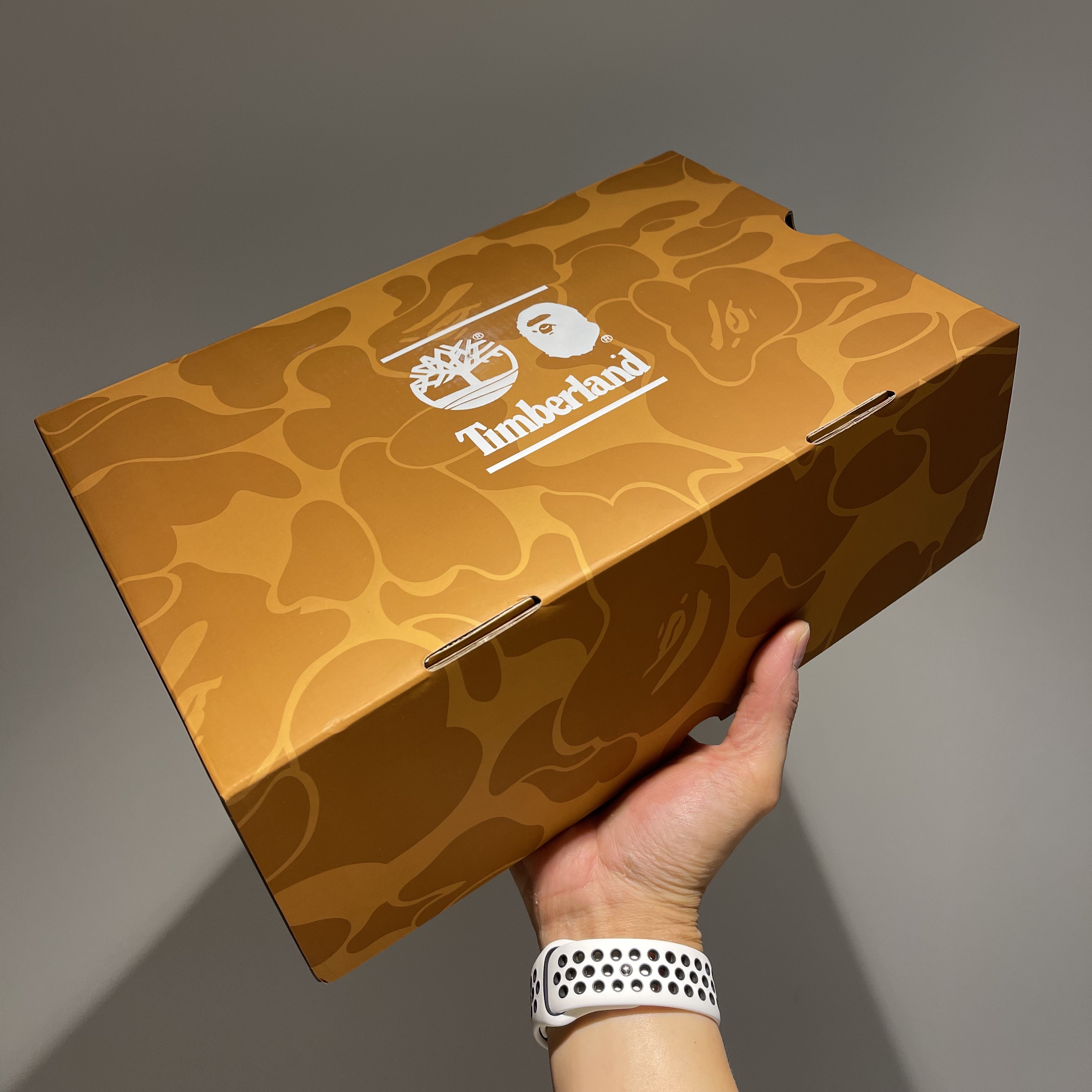 Timberland x BAPE Authentic 3-Eye Lug Wheat - Wide 착용 스타일 - 2