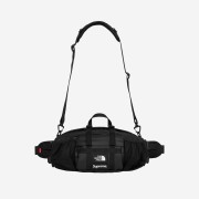 Supreme x The North Face Leather Mountain Waist Bag Black - 18FW