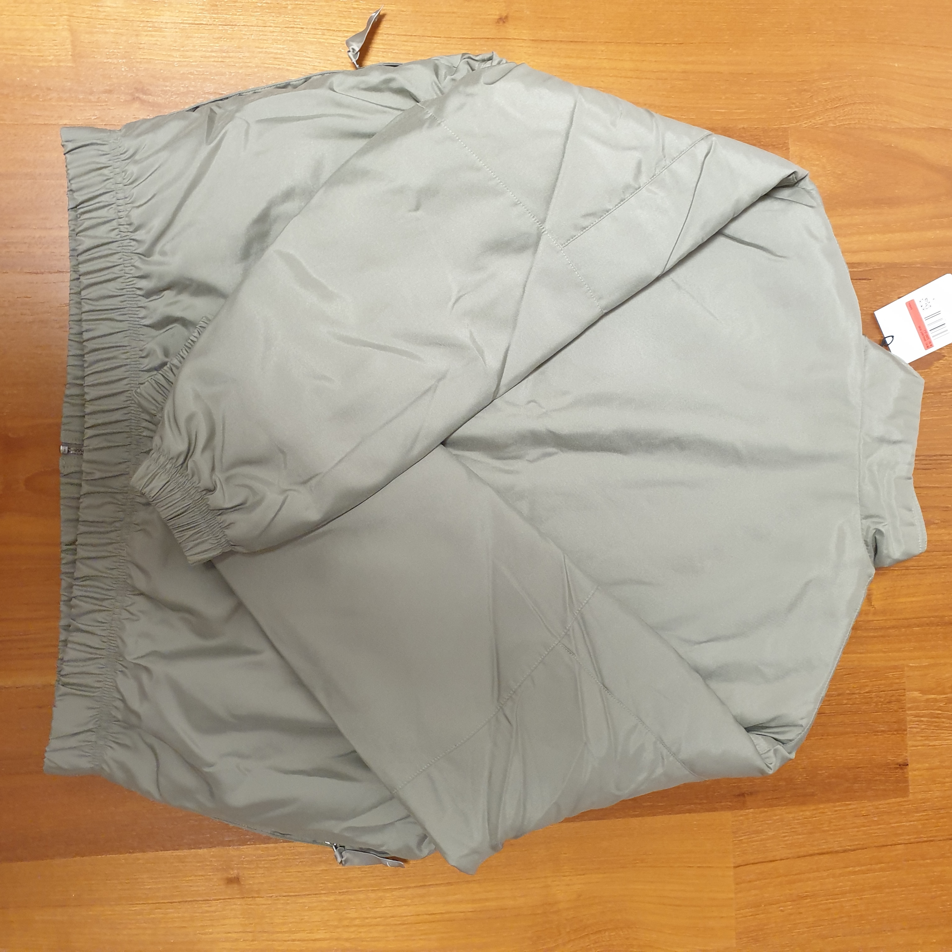 Nike NRG Solo Swoosh Satin Bomber Jacket Light Army - Asia 착용 스타일 - 4