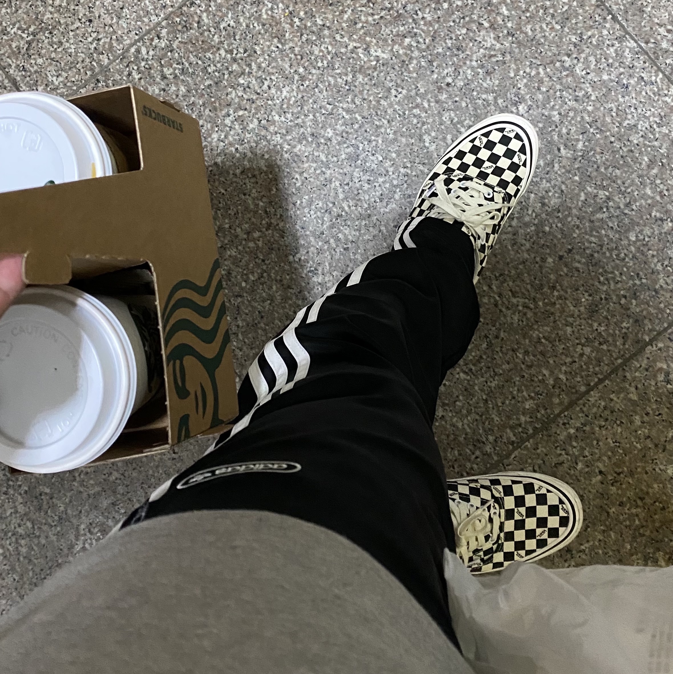 Vans Vault OG Era LX Checkerboard Canvas 착용 스타일