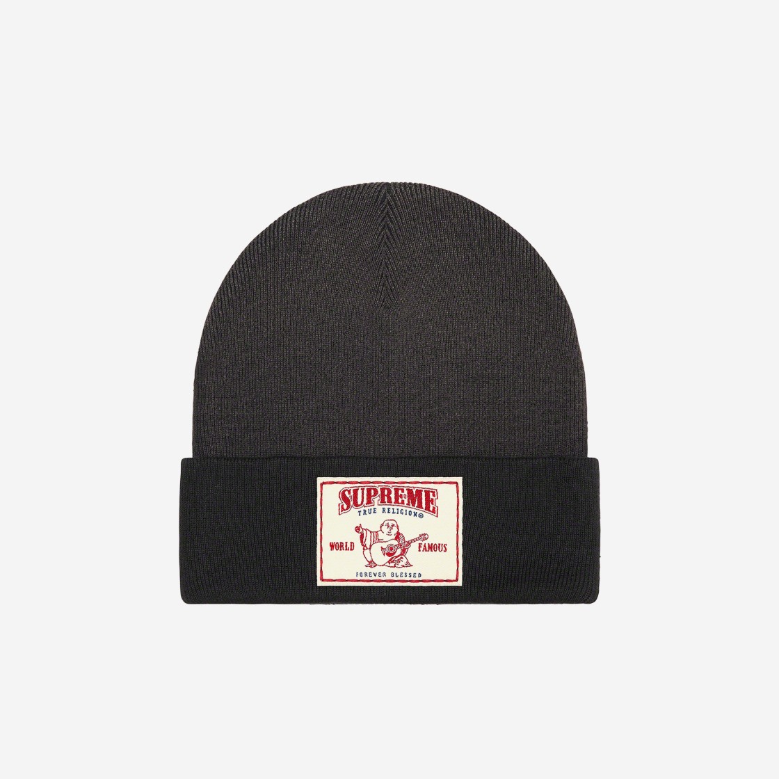 Supreme x True Religion Beanie Black - 21FW 상세 이미지 1