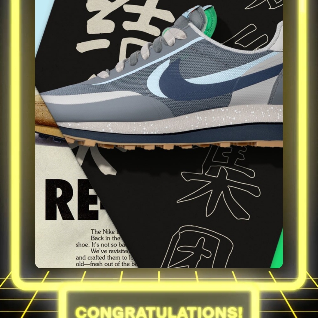 Nike x Sacai x Clot LDWaffle Cool Grey 착용 스타일