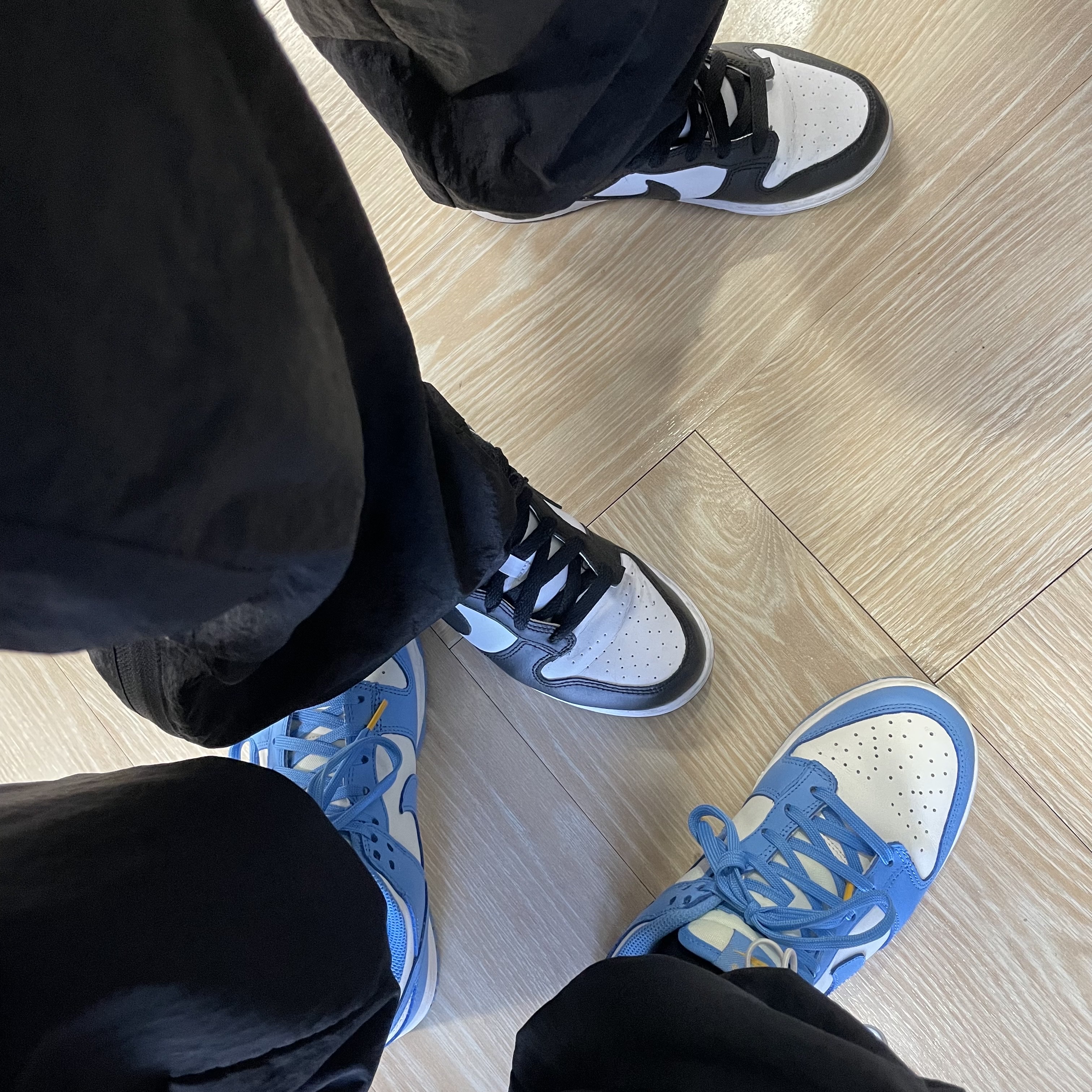 (W) Nike Dunk Low Coast, (PS) Nike Dunk Low Black 착용 스타일